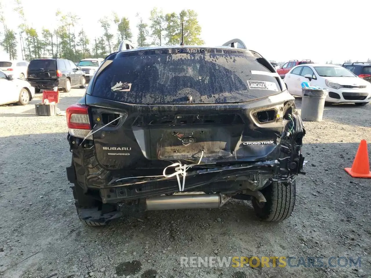 6 Photograph of a damaged car JF2GTABC7MH204323 SUBARU CROSSTREK 2021