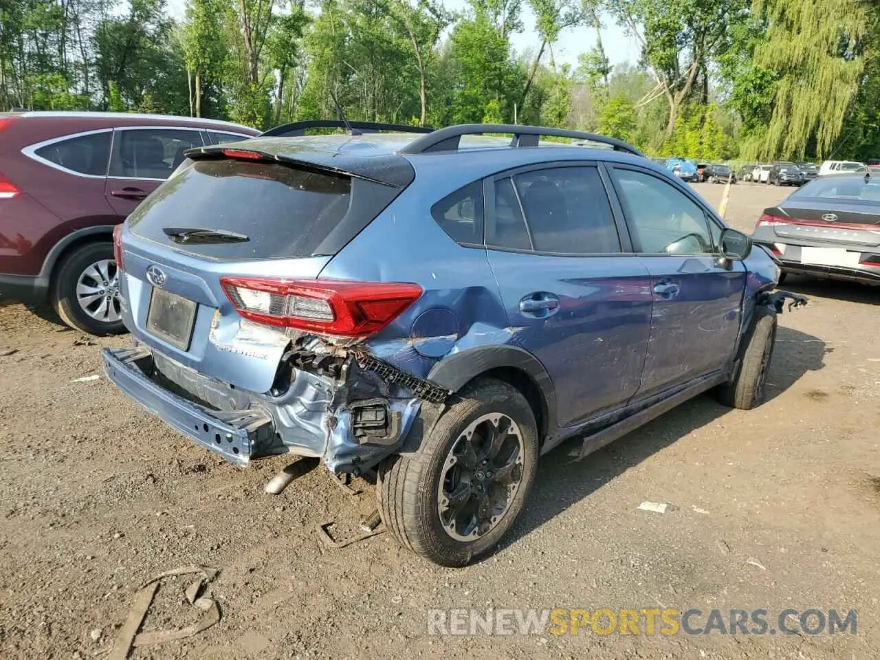3 Фотография поврежденного автомобиля JF2GTABC9MH310689 SUBARU CROSSTREK 2021