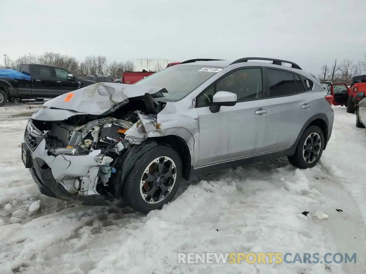 1 Photograph of a damaged car JF2GTACC5M9277439 SUBARU CROSSTREK 2021
