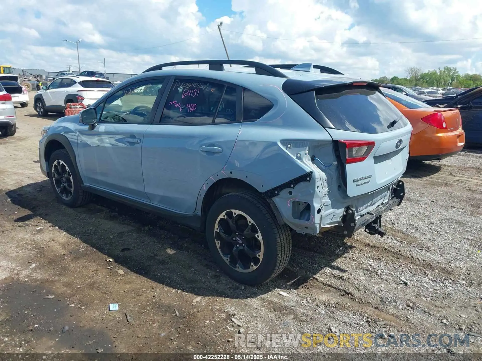 3 Photograph of a damaged car JF2GTACCXMG667612 SUBARU CROSSTREK 2021