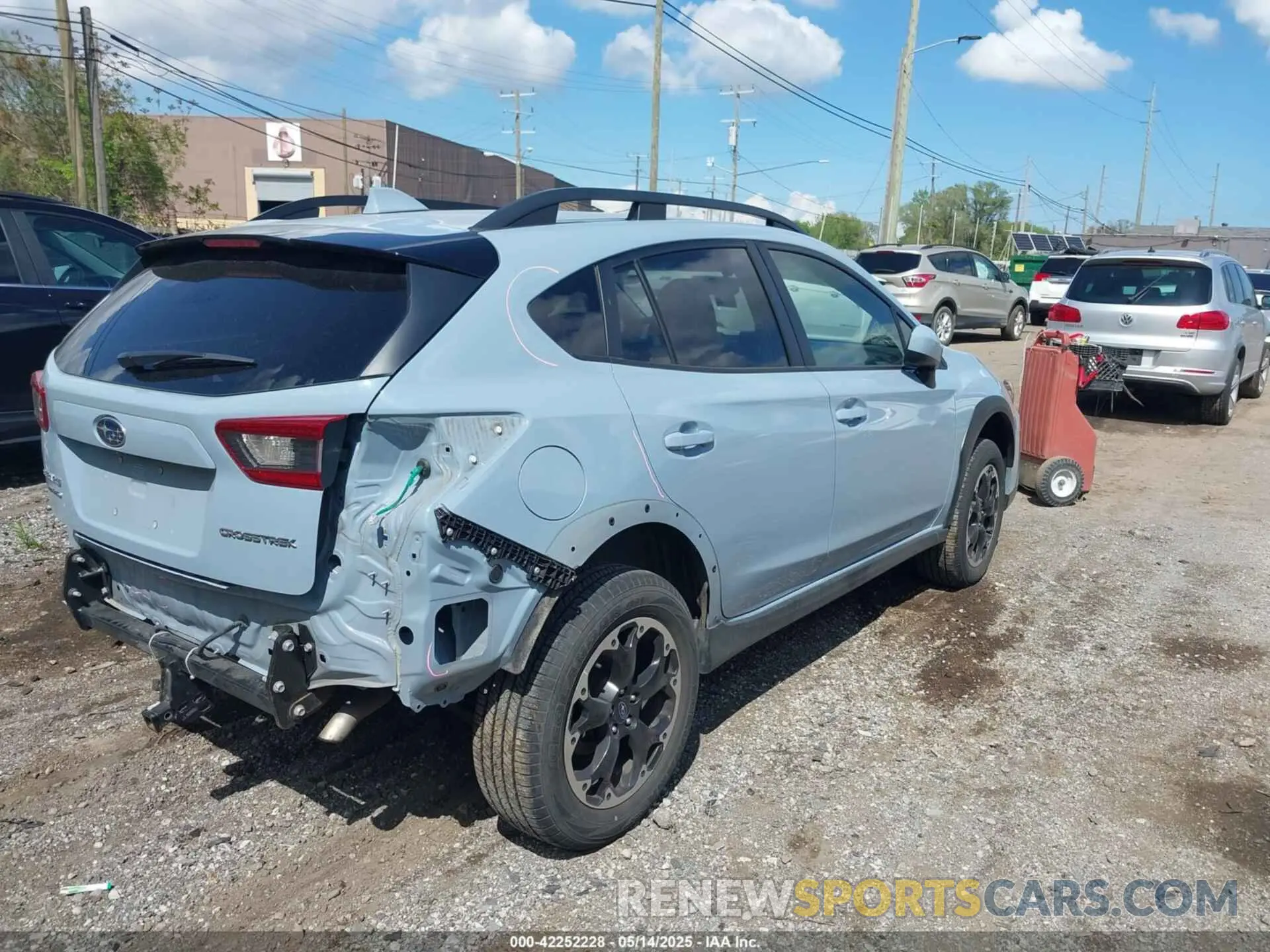 4 Photograph of a damaged car JF2GTACCXMG667612 SUBARU CROSSTREK 2021