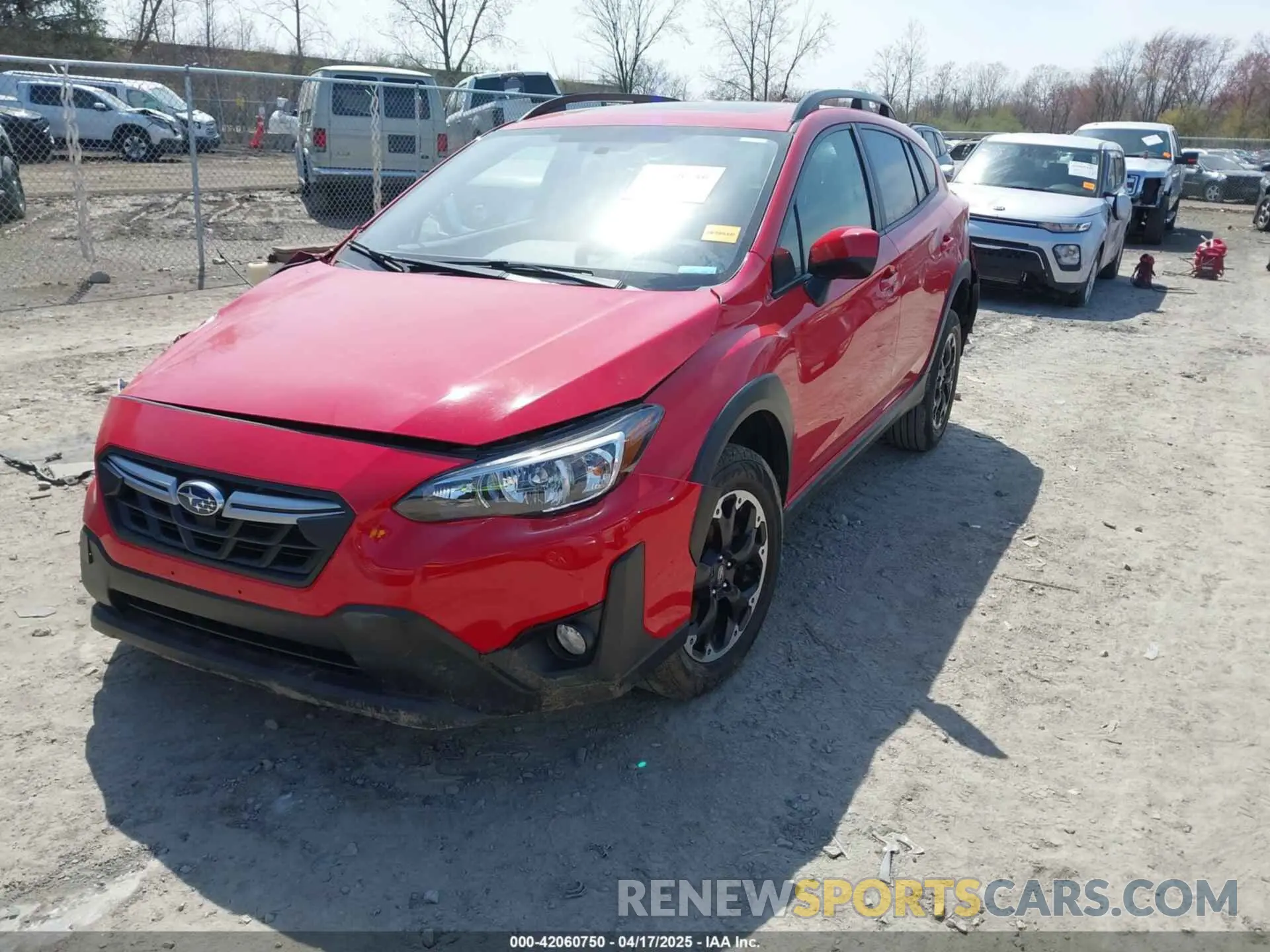 2 Photograph of a damaged car JF2GTAEC2M8260259 SUBARU CROSSTREK 2021