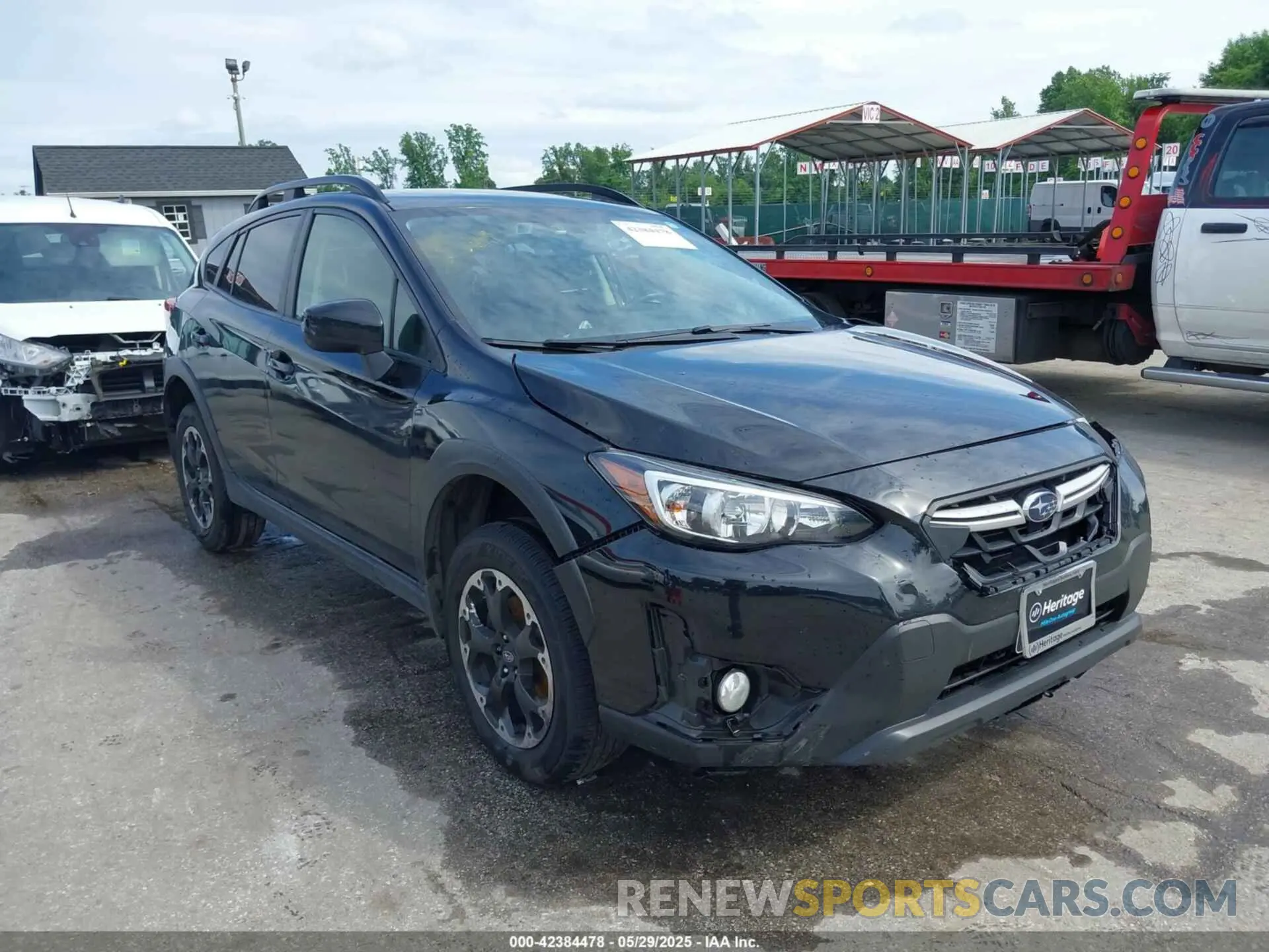 1 Photograph of a damaged car JF2GTAEC2MH211871 SUBARU CROSSTREK 2021