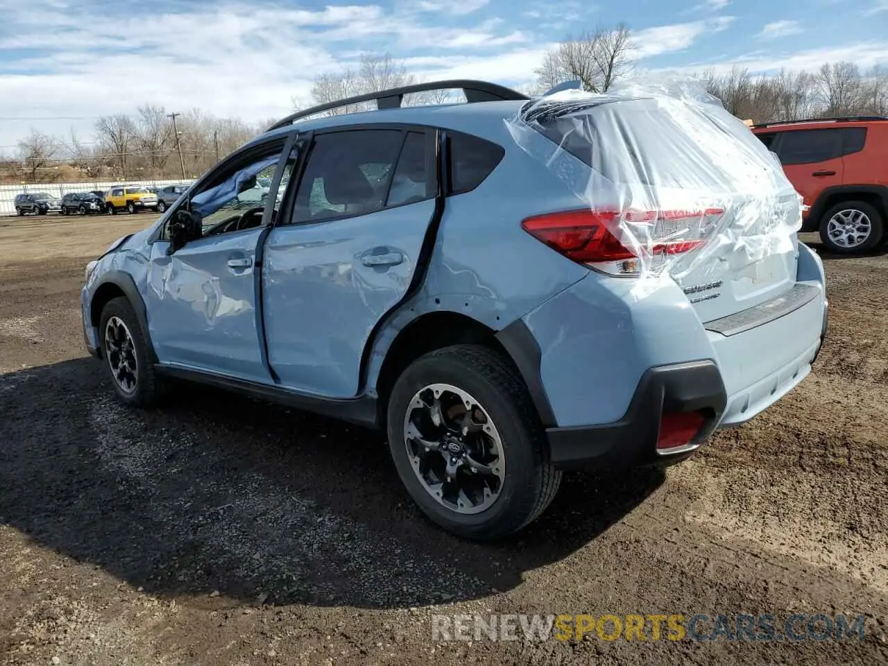 2 Фотография поврежденного автомобиля JF2GTAEC3MH382595 SUBARU CROSSTREK 2021