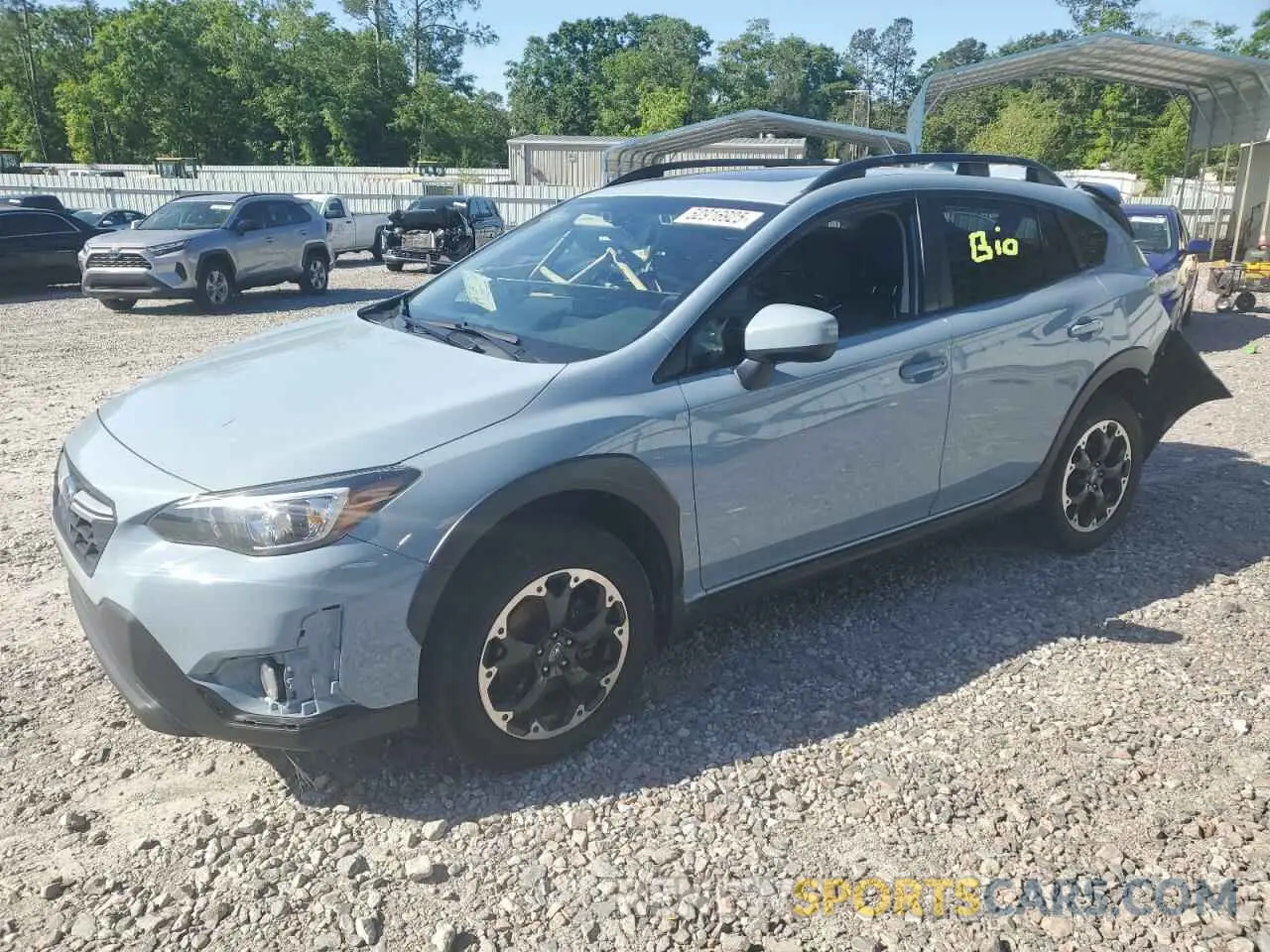 1 Photograph of a damaged car JF2GTAEC8M8321212 SUBARU CROSSTREK 2021