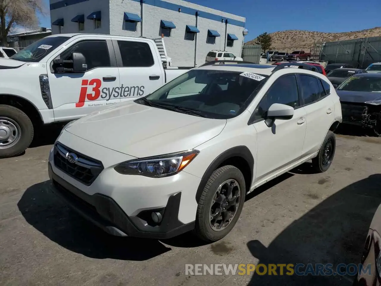 1 Photograph of a damaged car JF2GTAEC9M8234337 SUBARU CROSSTREK 2021
