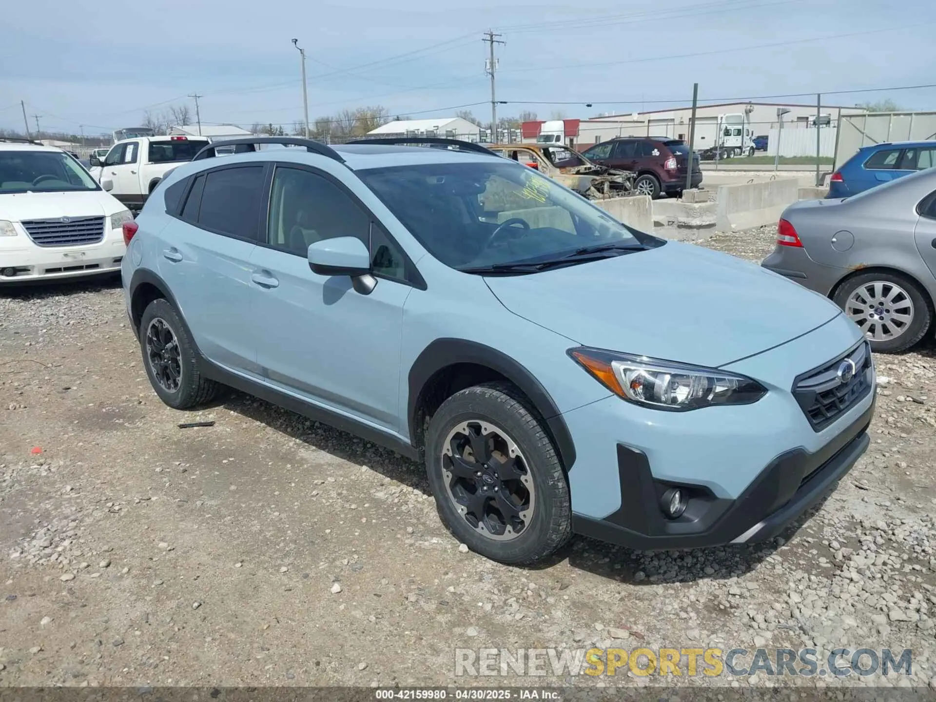 1 Photograph of a damaged car JF2GTAEC9MH682318 SUBARU CROSSTREK 2021