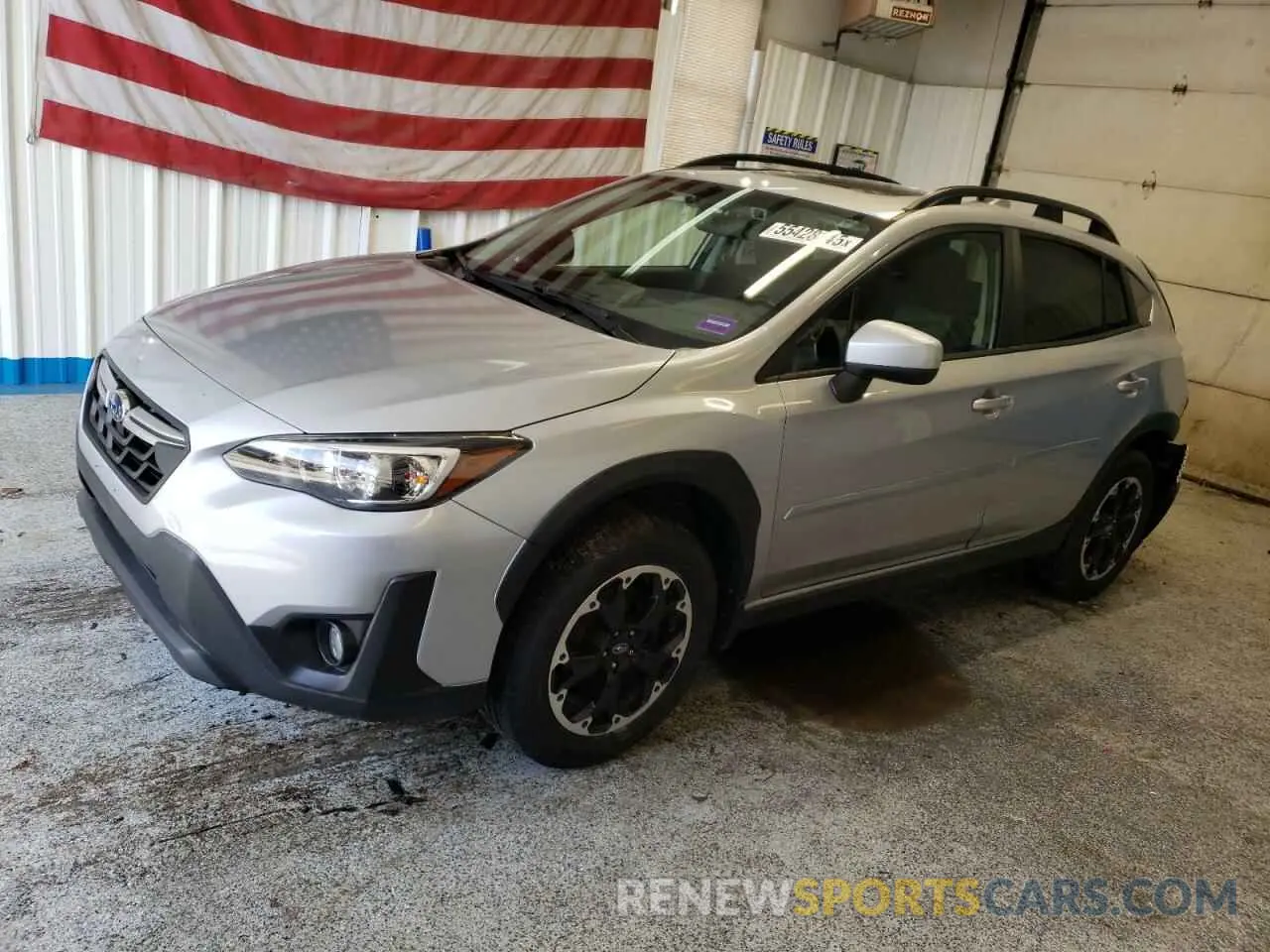 1 Photograph of a damaged car JF2GTAECXM8244228 SUBARU CROSSTREK 2021