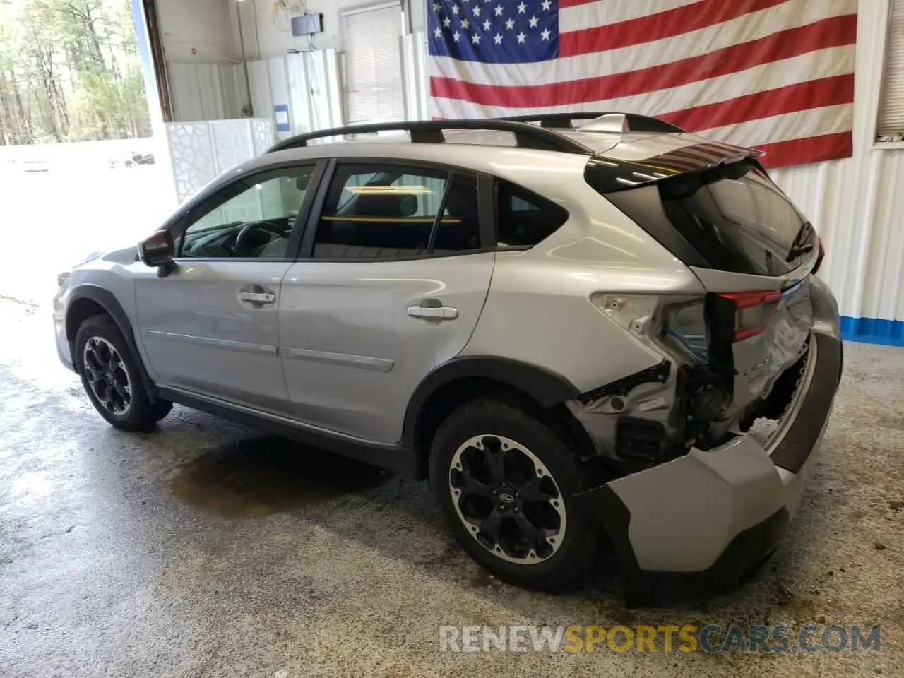 2 Photograph of a damaged car JF2GTAECXM8244228 SUBARU CROSSTREK 2021