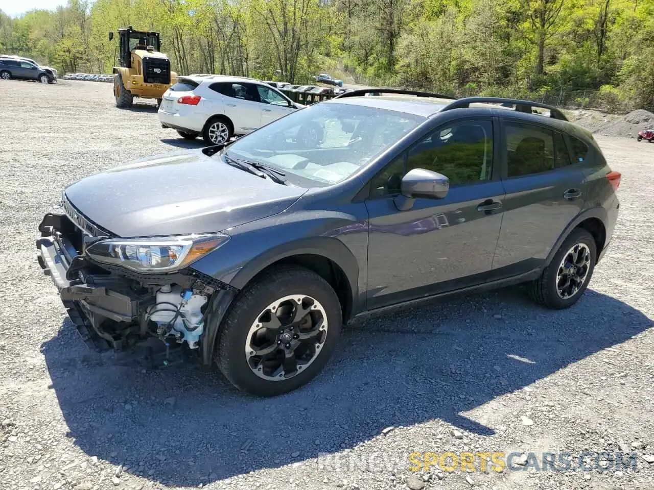 1 Photograph of a damaged car JF2GTAECXM8264754 SUBARU CROSSTREK 2021