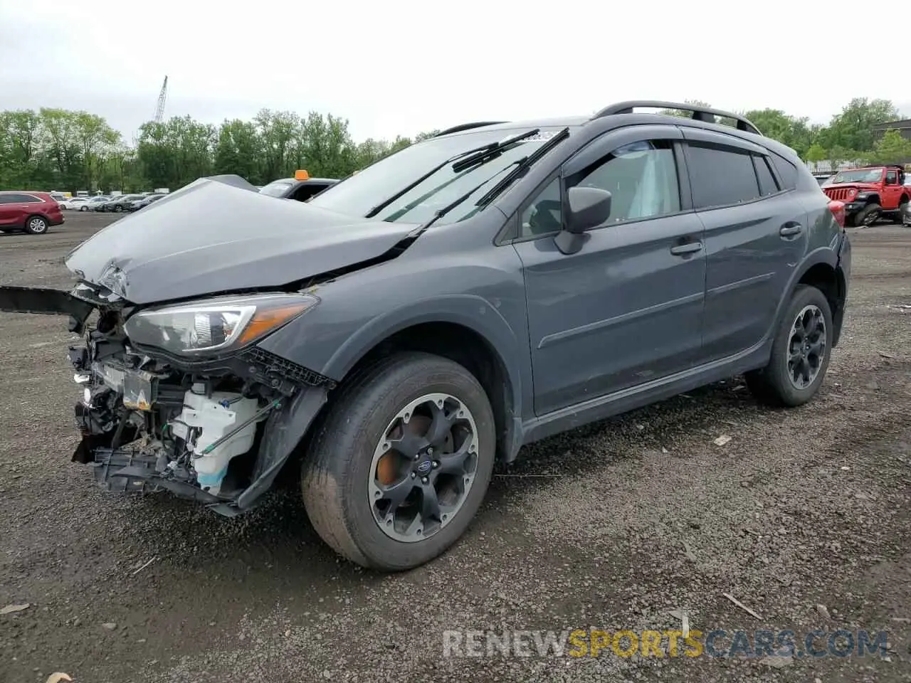 1 Photograph of a damaged car JF2GTAPC0M8264114 SUBARU CROSSTREK 2021