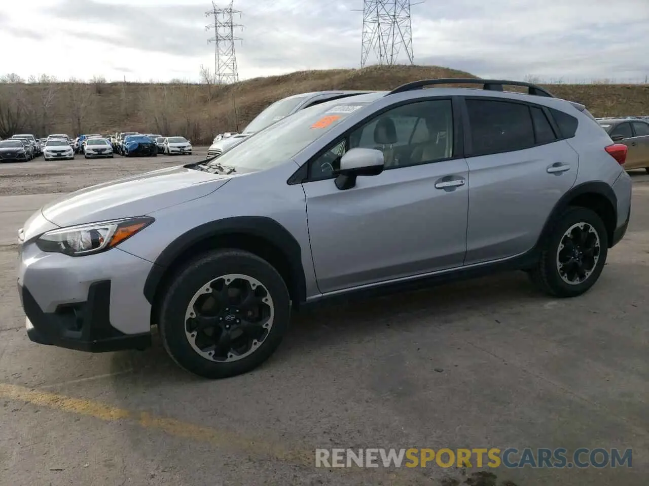 1 Photograph of a damaged car JF2GTAPC0M8652301 SUBARU CROSSTREK 2021