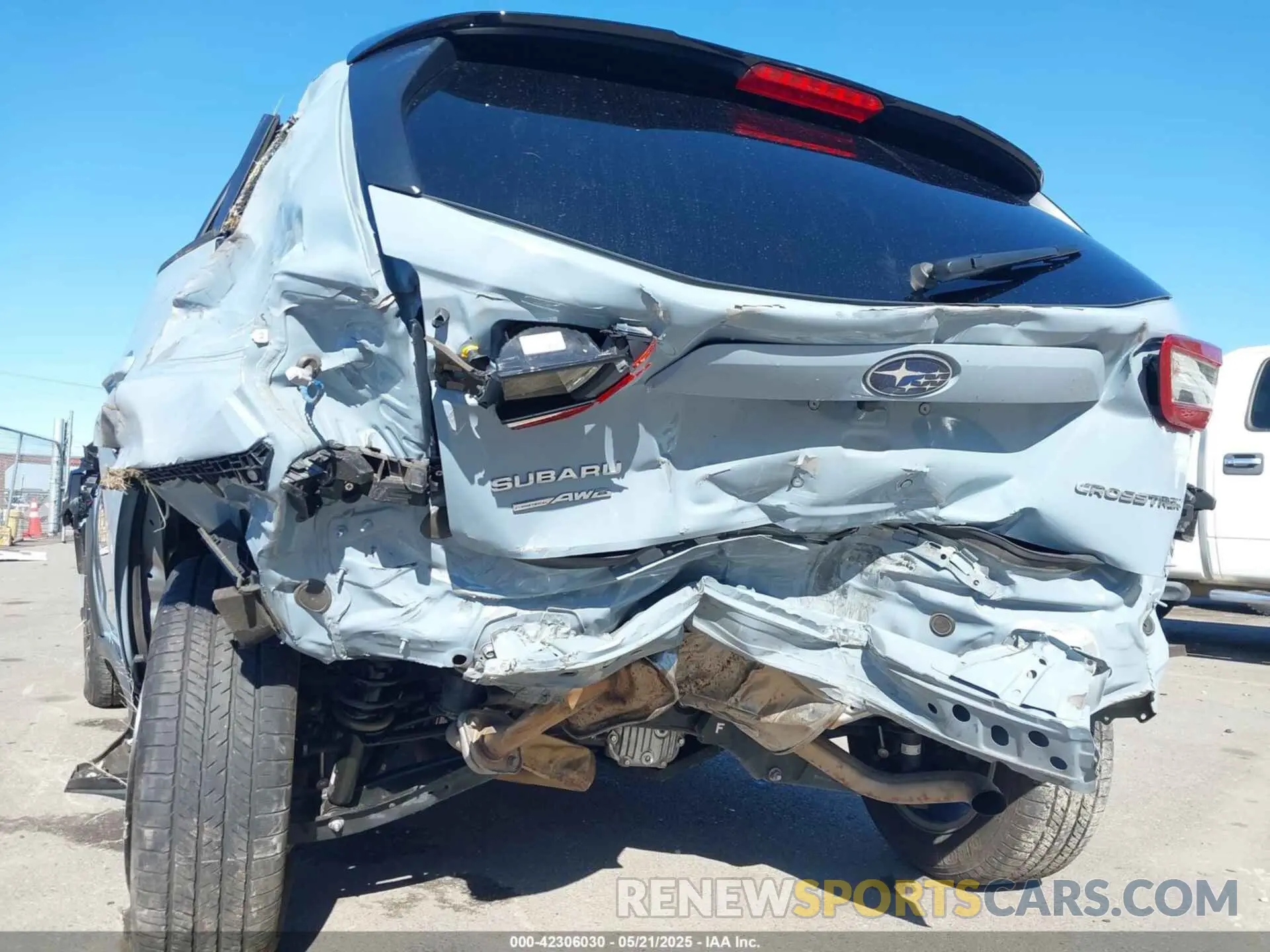 6 Фотография поврежденного автомобиля JF2GTAPC0M8676727 SUBARU CROSSTREK 2021