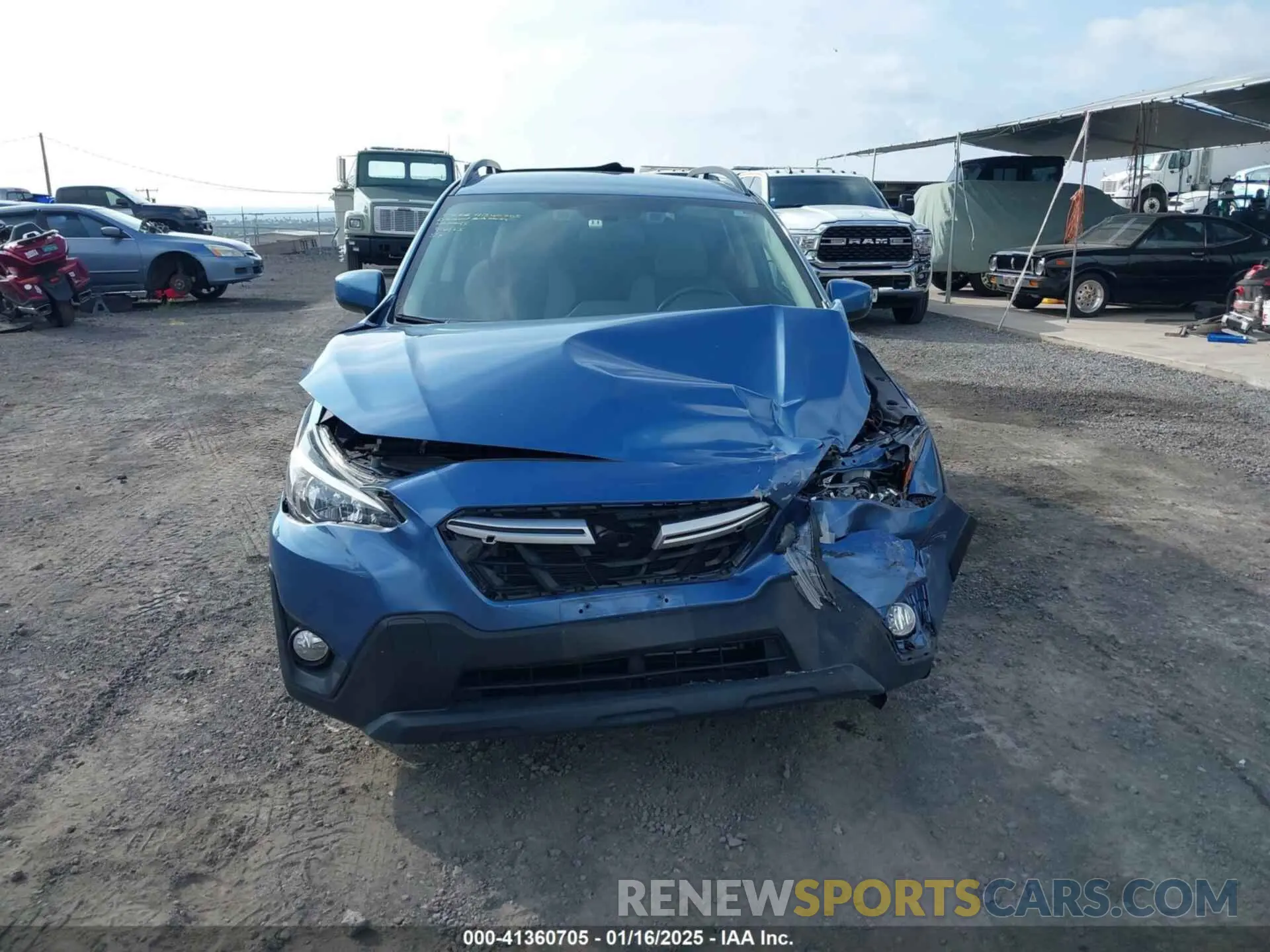 11 Фотография поврежденного автомобиля JF2GTAPC0MH345887 SUBARU CROSSTREK 2021