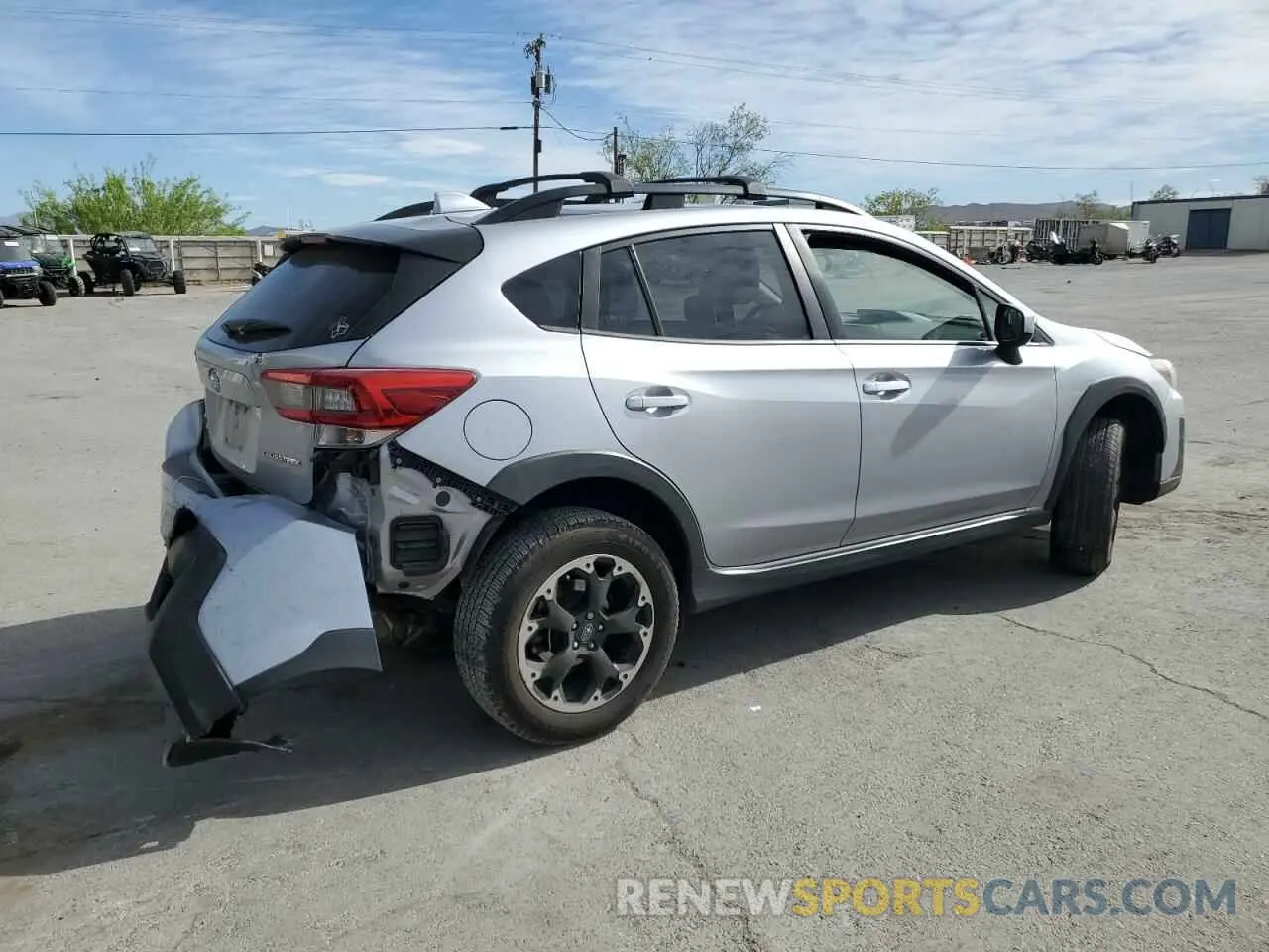 3 Фотография поврежденного автомобиля JF2GTAPC3M8372405 SUBARU CROSSTREK 2021