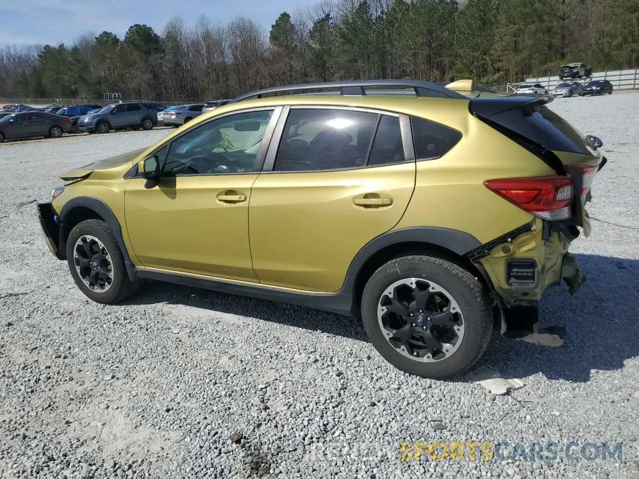 2 Photograph of a damaged car JF2GTAPC3MH236694 SUBARU CROSSTREK 2021