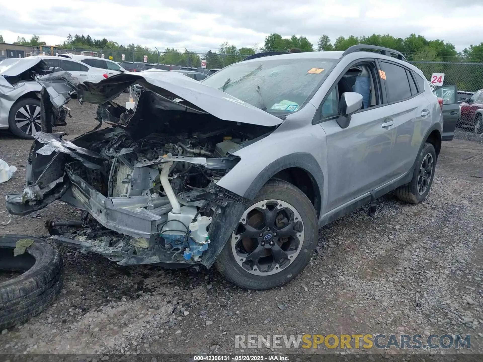 2 Photograph of a damaged car JF2GTAPC5M8331242 SUBARU CROSSTREK 2021