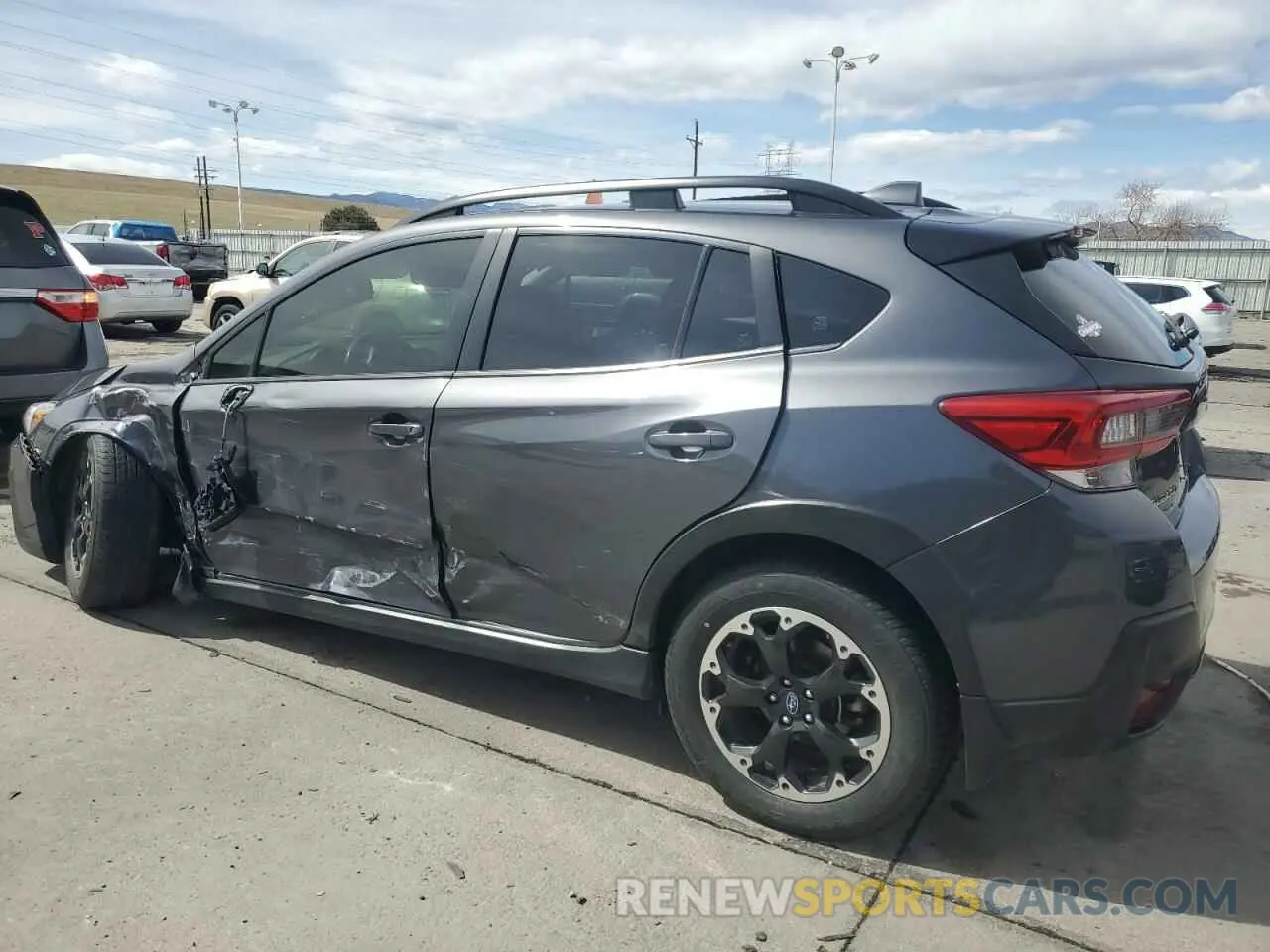 2 Photograph of a damaged car JF2GTAPC6M8393670 SUBARU CROSSTREK 2021