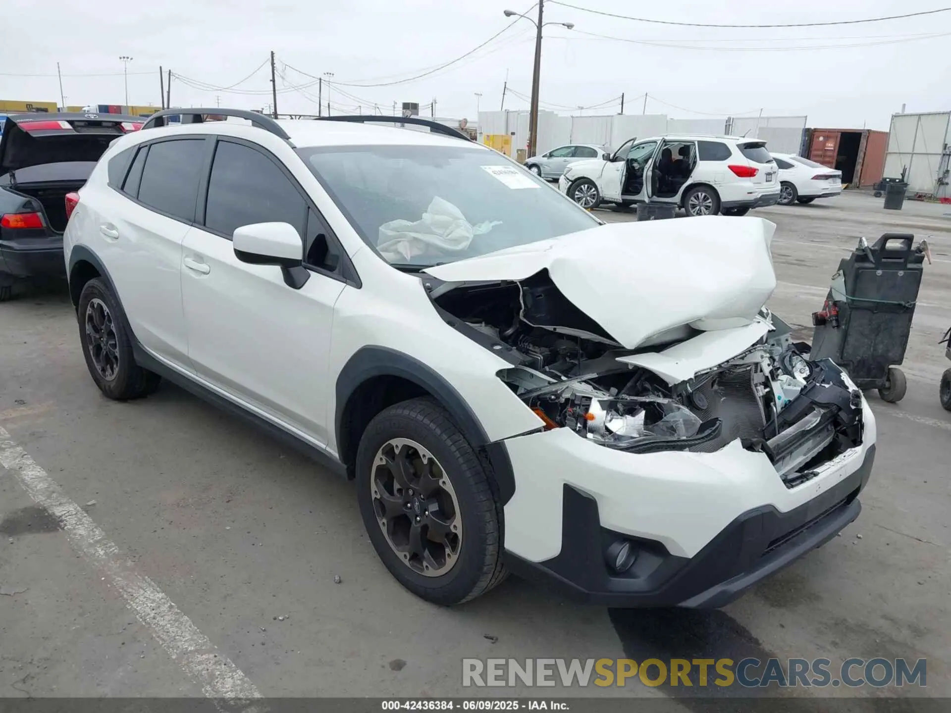 1 Photograph of a damaged car JF2GTAPC7M8274980 SUBARU CROSSTREK 2021