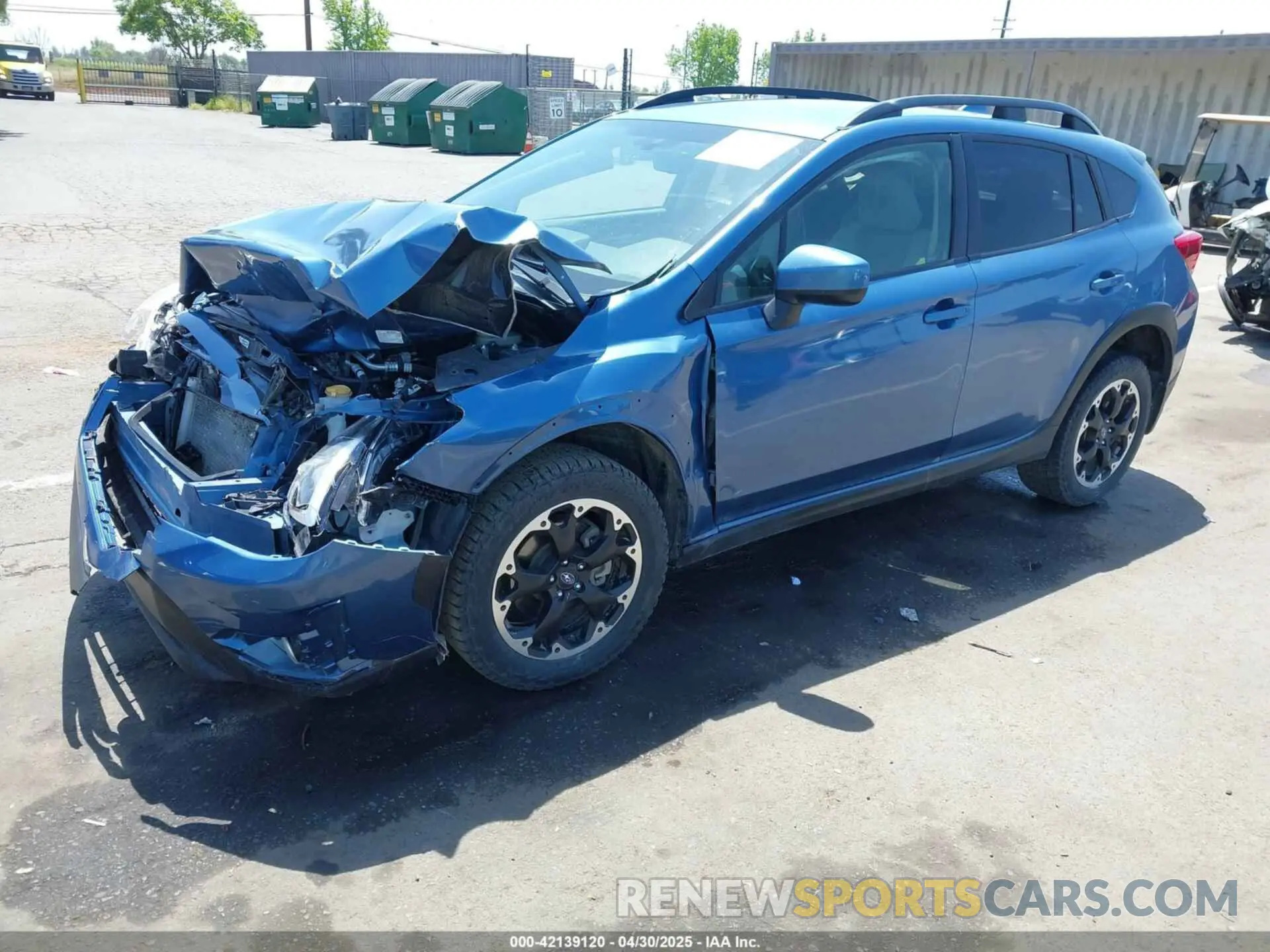 2 Photograph of a damaged car JF2GTAPC7MH370303 SUBARU CROSSTREK 2021