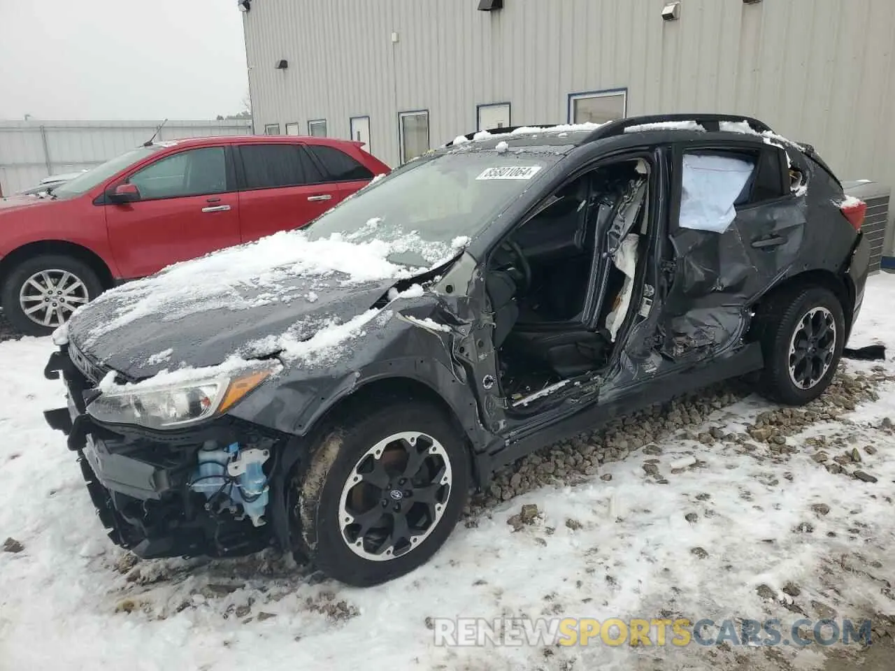 1 Photograph of a damaged car JF2GTAPC9M8289352 SUBARU CROSSTREK 2021