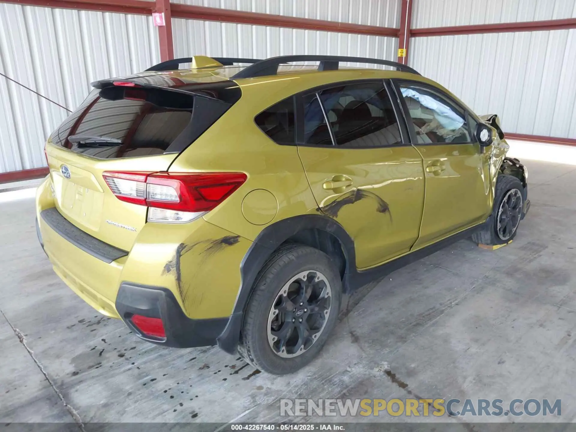 4 Photograph of a damaged car JF2GTAPC9MH348352 SUBARU CROSSTREK 2021