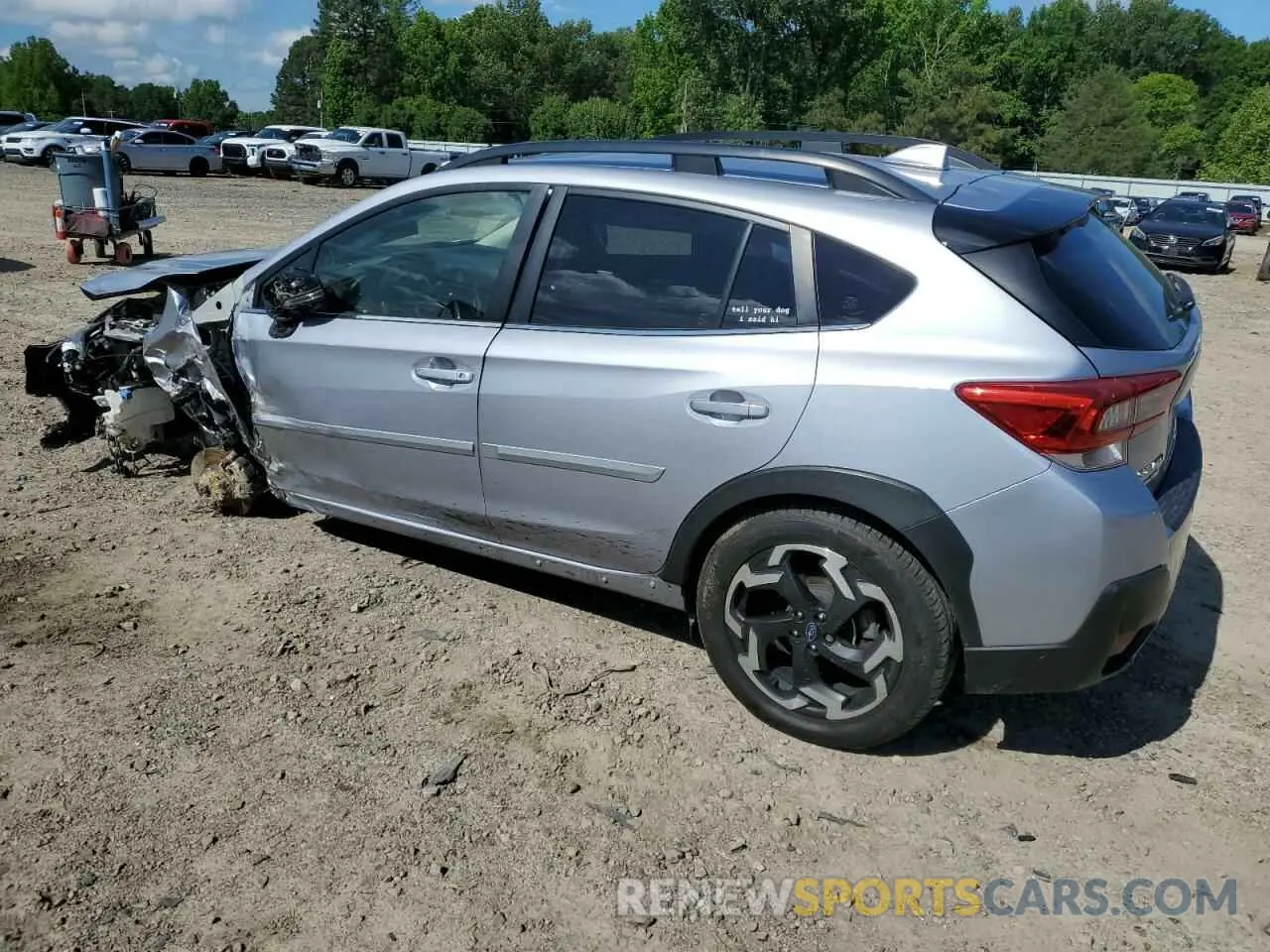 2 Photograph of a damaged car JF2GTHMC0M8247200 SUBARU CROSSTREK 2021