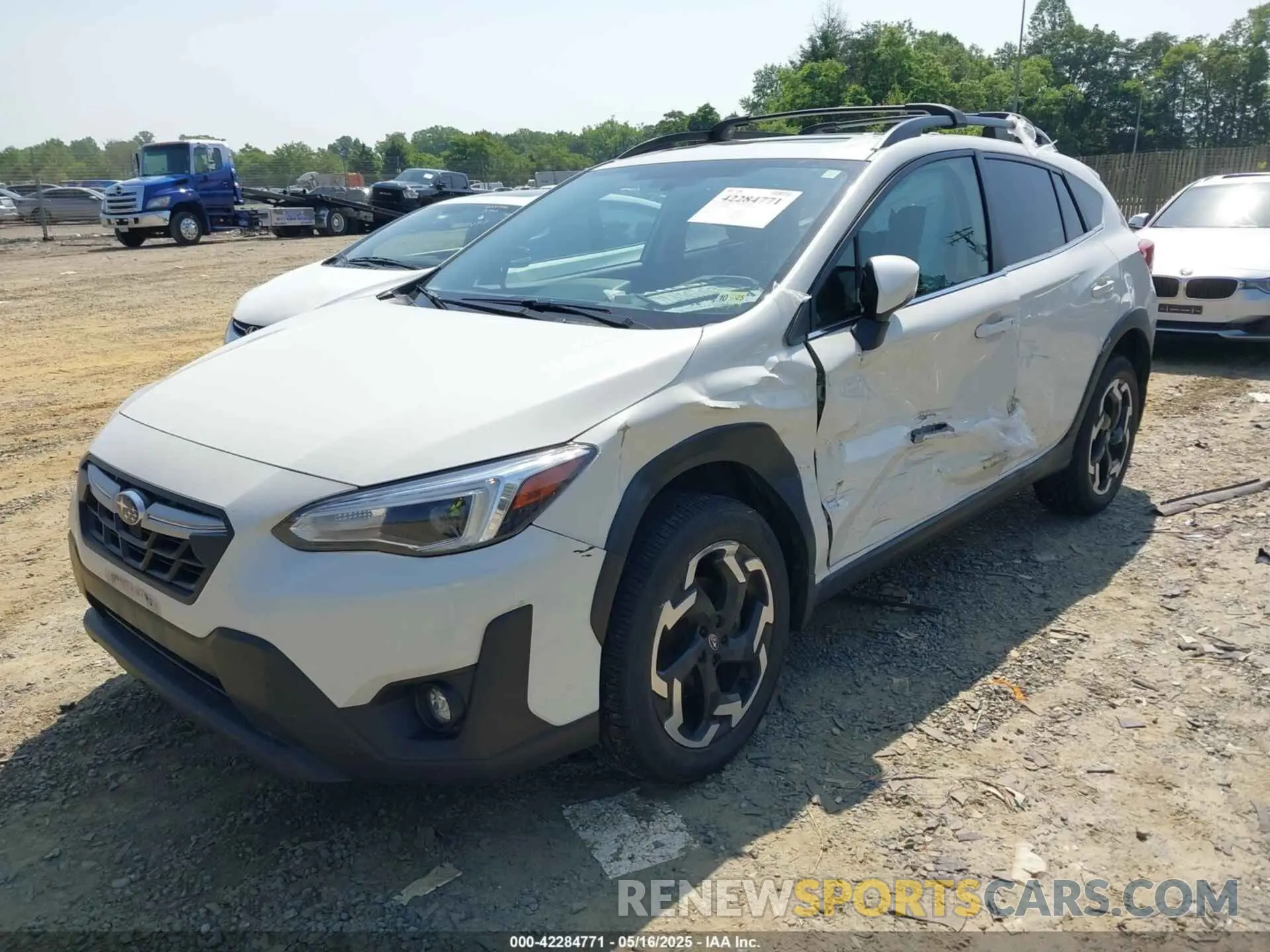 2 Фотография поврежденного автомобиля JF2GTHMC2M8366057 SUBARU CROSSTREK 2021