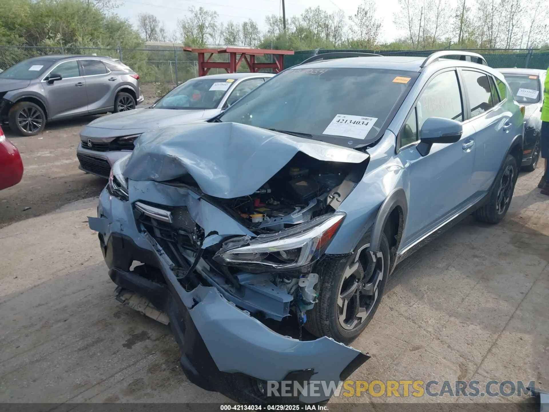 2 Photograph of a damaged car JF2GTHMC3M8671597 SUBARU CROSSTREK 2021