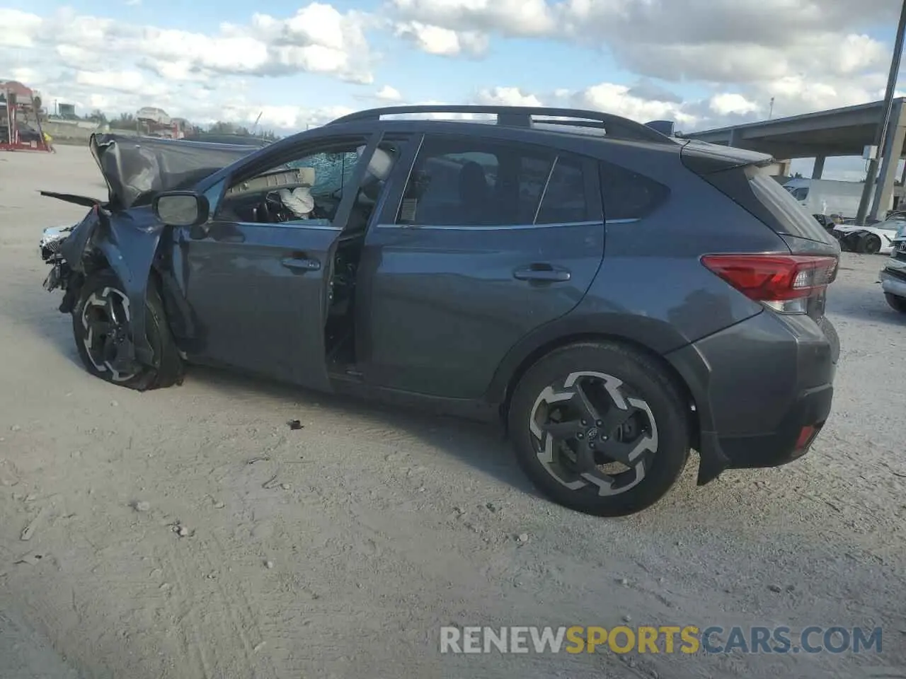 2 Photograph of a damaged car JF2GTHMCXM8393751 SUBARU CROSSTREK 2021
