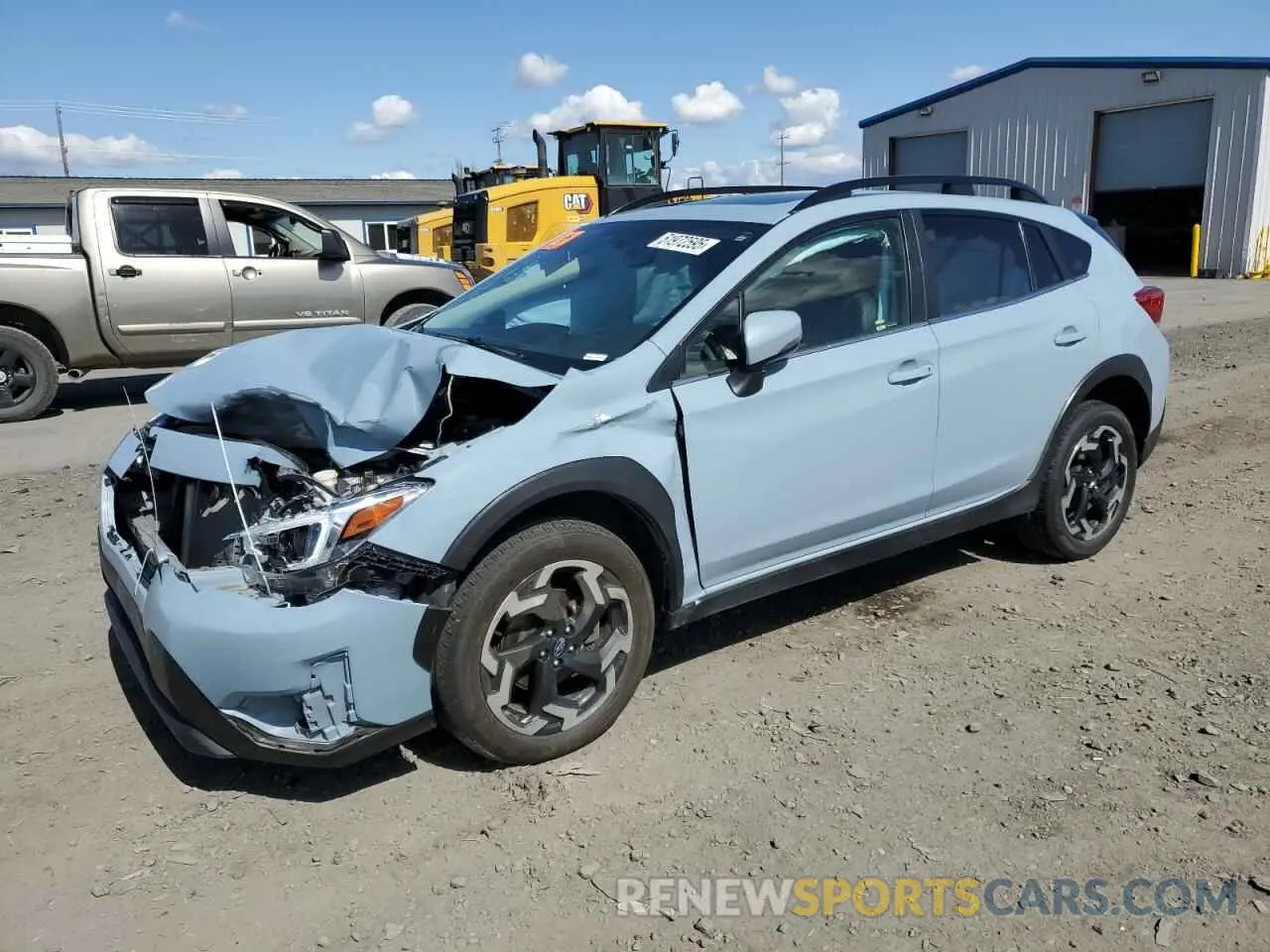 1 Photograph of a damaged car JF2GTHNC1MH248600 SUBARU CROSSTREK 2021