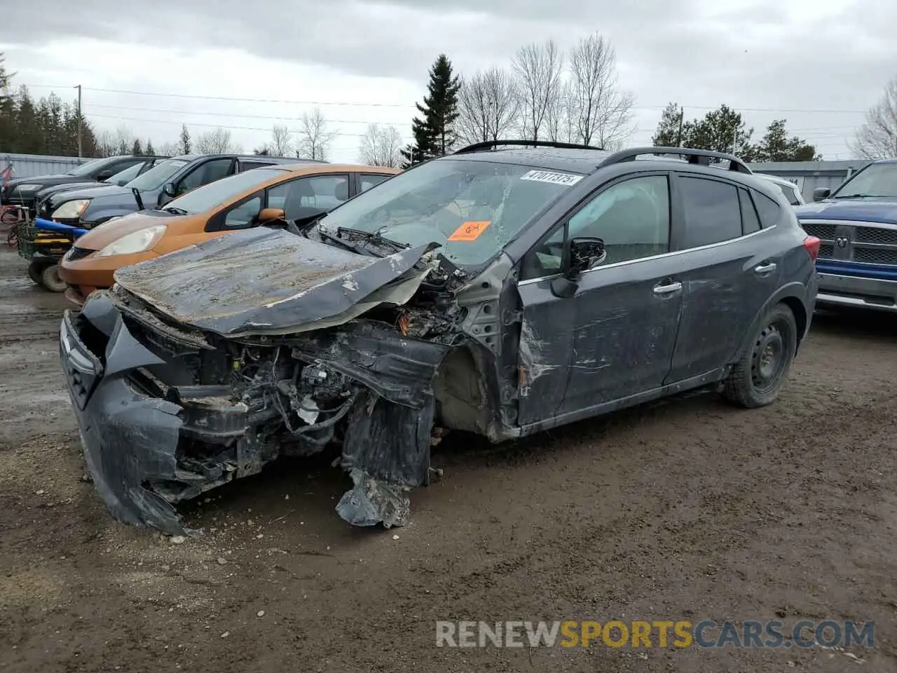 1 Photograph of a damaged car JF2GTHNC2M8325958 SUBARU CROSSTREK 2021