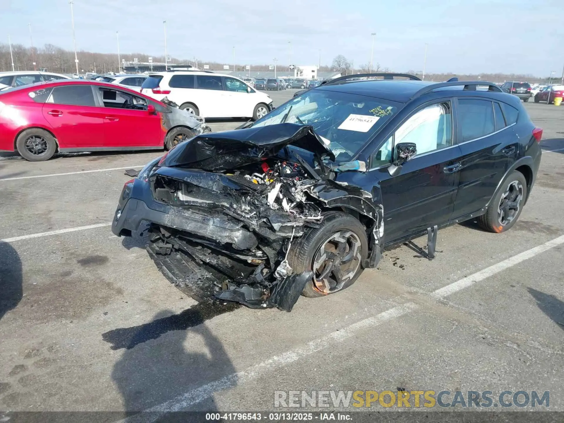 2 Photograph of a damaged car JF2GTHNC2MH662629 SUBARU CROSSTREK 2021