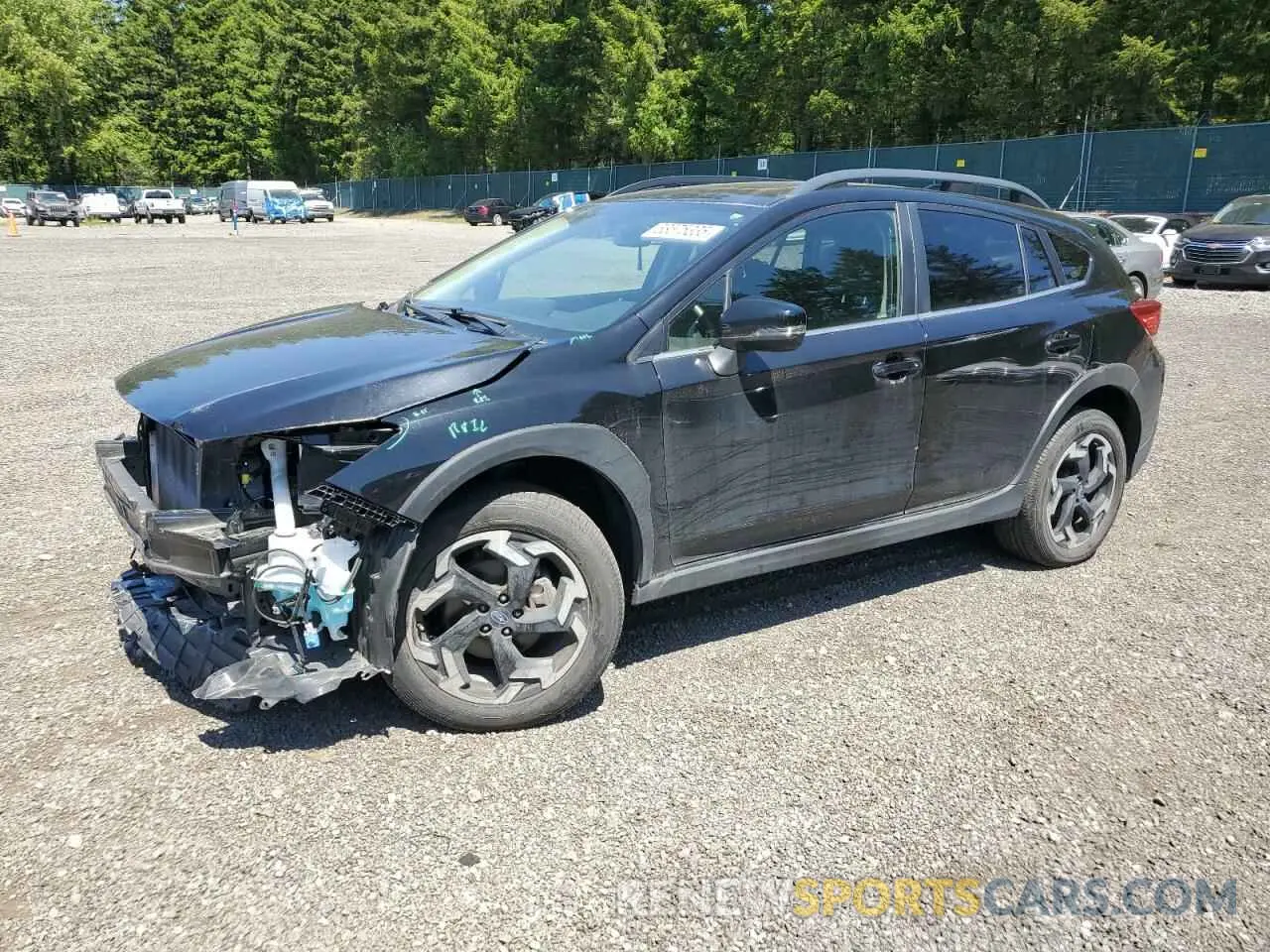 1 Photograph of a damaged car JF2GTHNC3MH309669 SUBARU CROSSTREK 2021