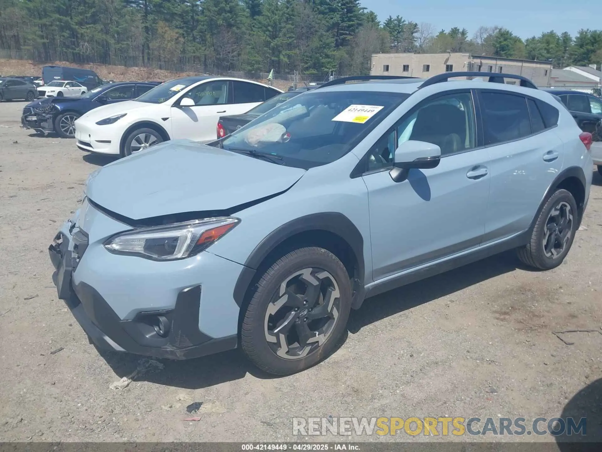 2 Фотография поврежденного автомобиля JF2GTHNC4M8672837 SUBARU CROSSTREK 2021