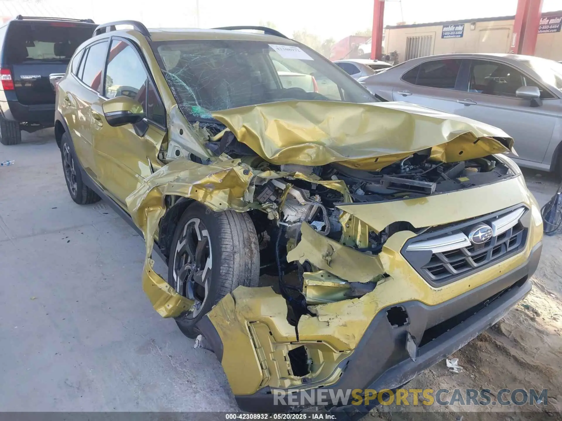 1 Photograph of a damaged car JF2GTHNC5MH291210 SUBARU CROSSTREK 2021