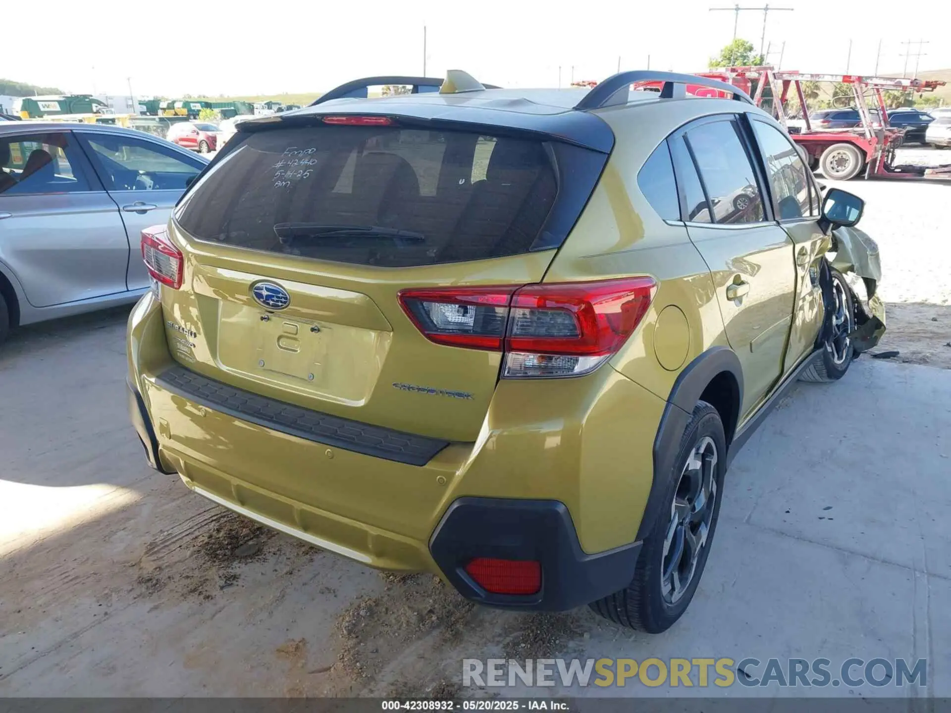 4 Photograph of a damaged car JF2GTHNC5MH291210 SUBARU CROSSTREK 2021