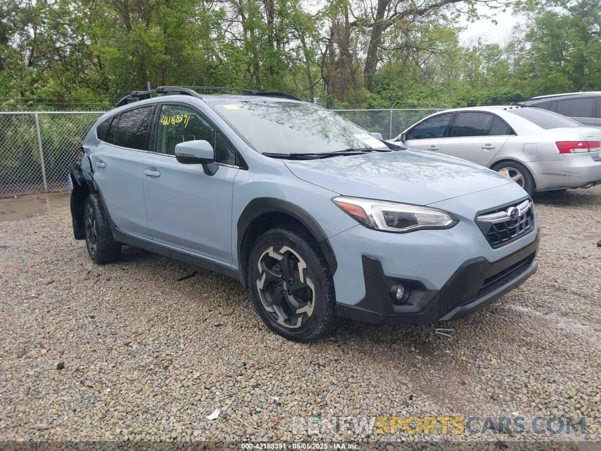 1 Photograph of a damaged car JF2GTHNC6M8216385 SUBARU CROSSTREK 2021