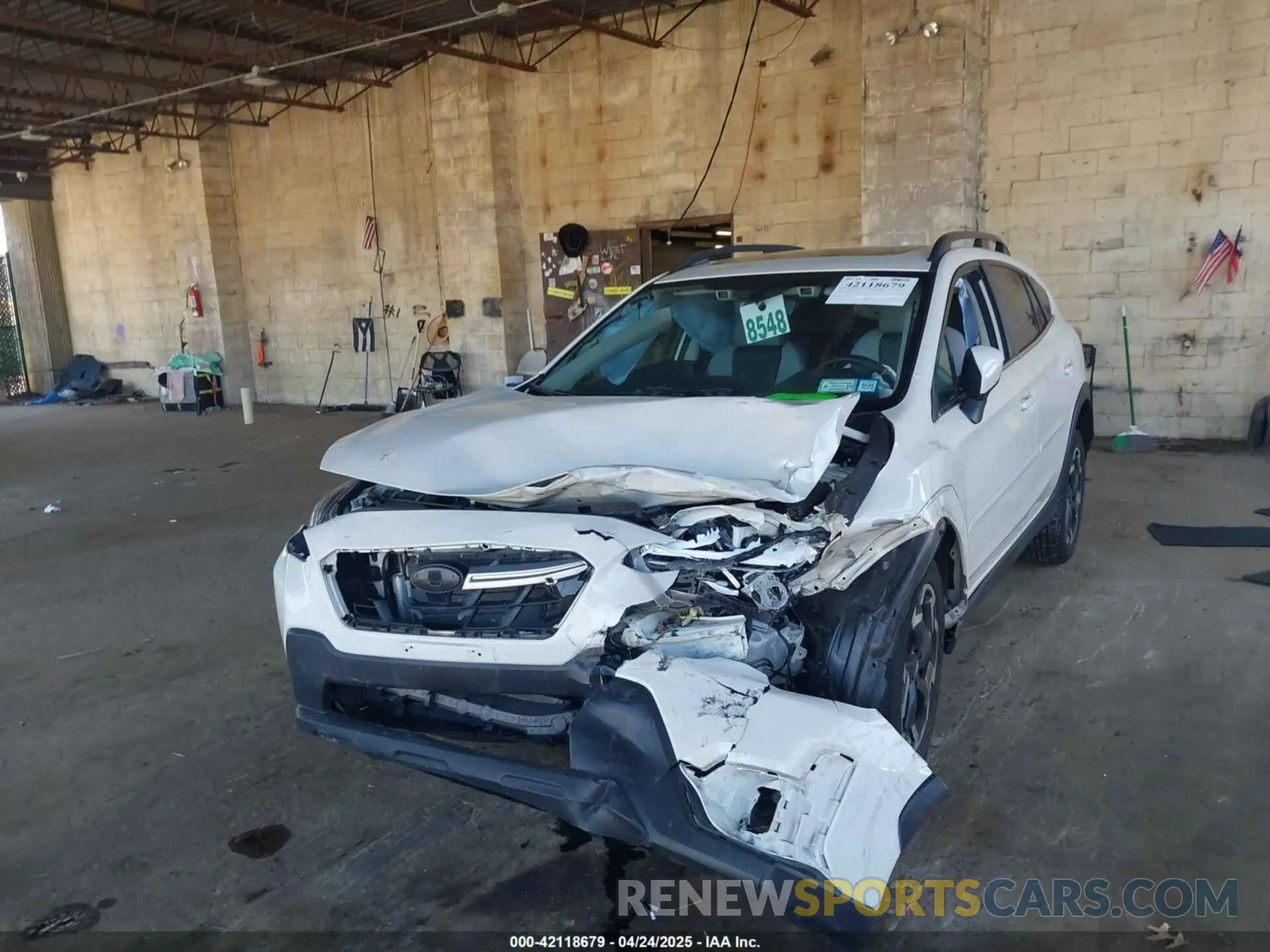 6 Фотография поврежденного автомобиля JF2GTHNC8M8330064 SUBARU CROSSTREK 2021