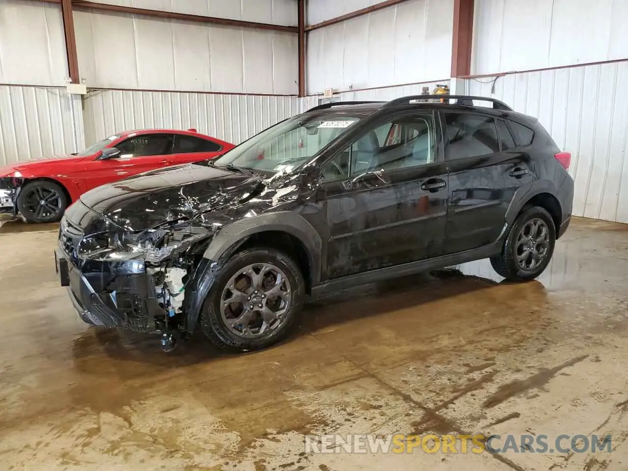 1 Photograph of a damaged car JF2GTHRC1MH389306 SUBARU CROSSTREK 2021