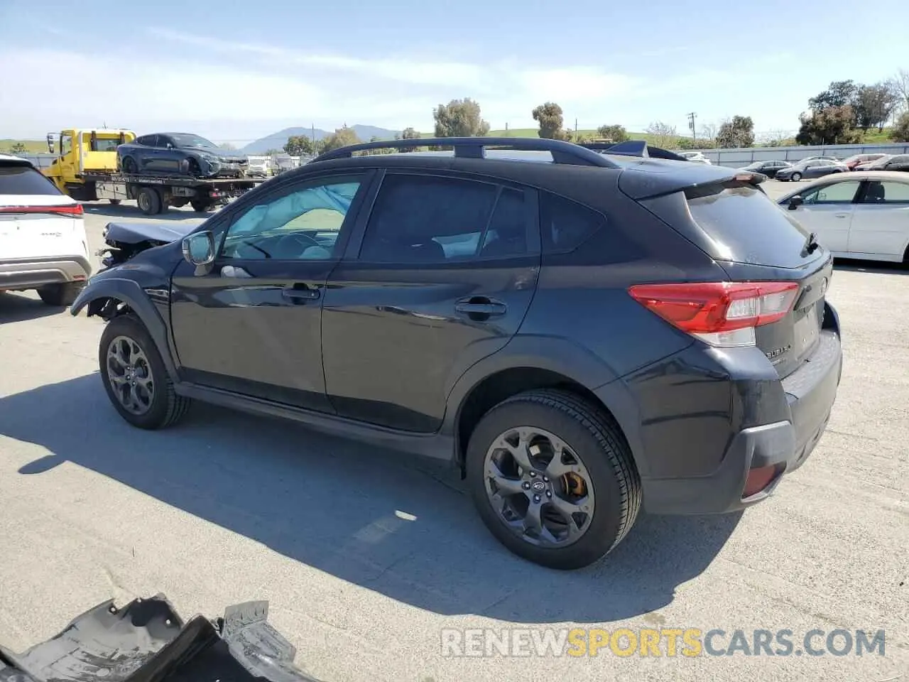 2 Photograph of a damaged car JF2GTHRC2MH203711 SUBARU CROSSTREK 2021