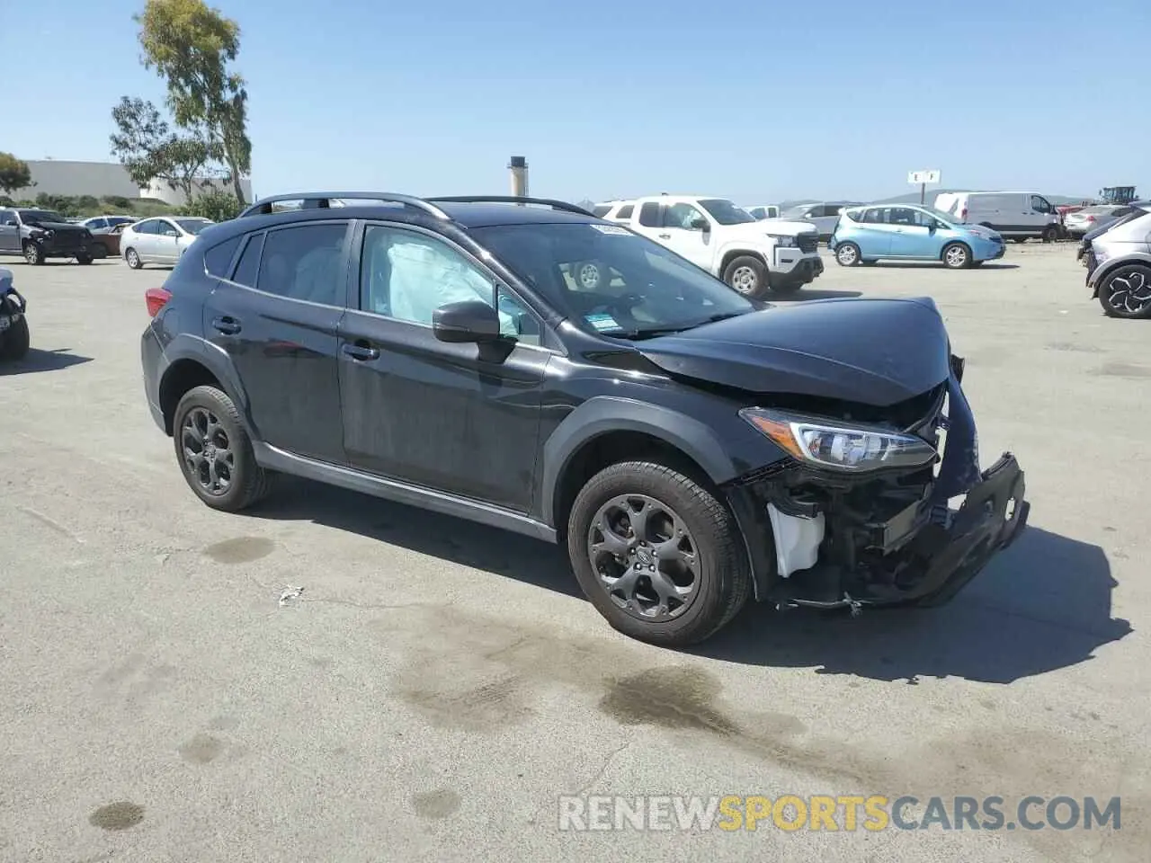 4 Photograph of a damaged car JF2GTHRC2MH203711 SUBARU CROSSTREK 2021