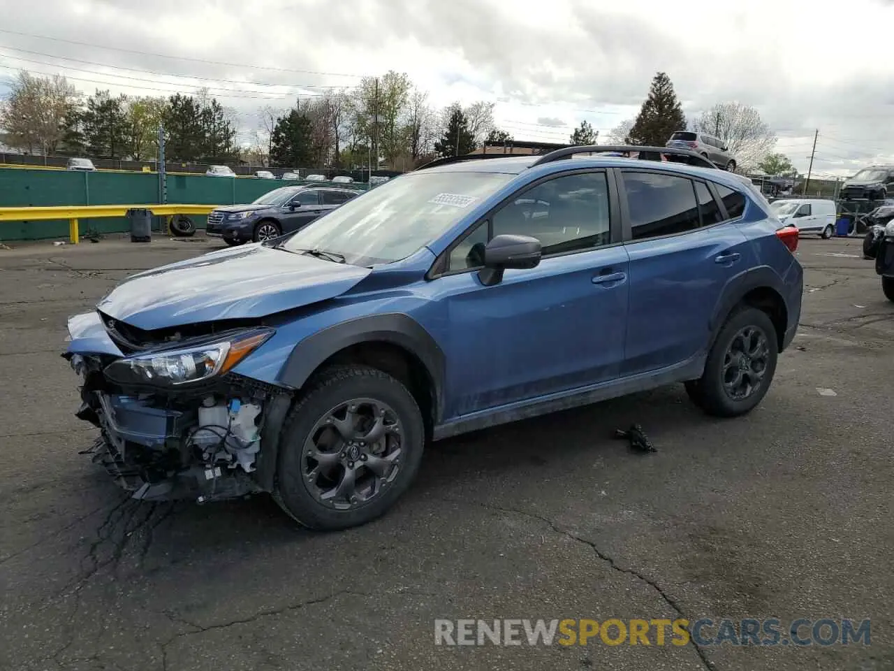 1 Photograph of a damaged car JF2GTHRC2MH377228 SUBARU CROSSTREK 2021