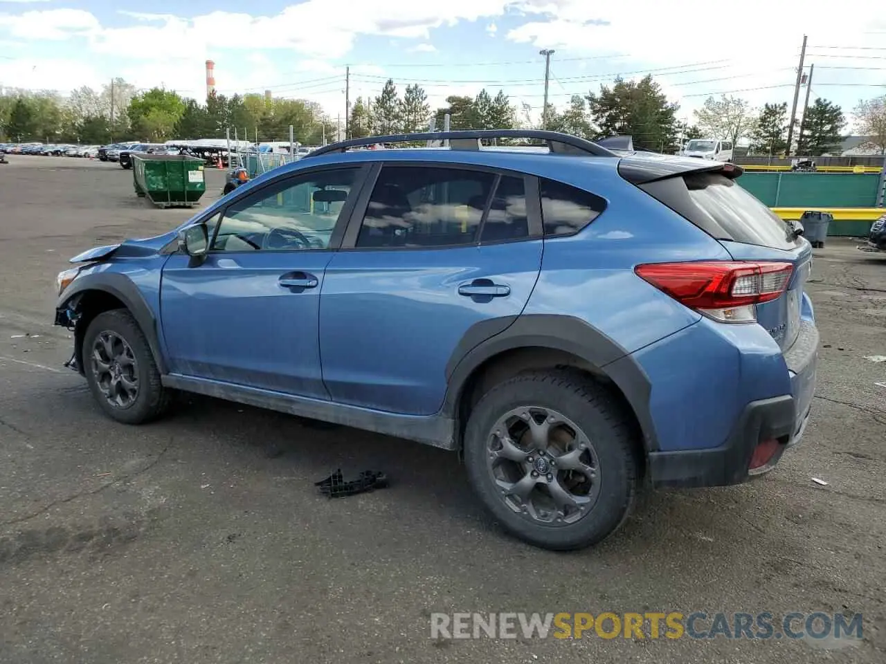 2 Photograph of a damaged car JF2GTHRC2MH377228 SUBARU CROSSTREK 2021