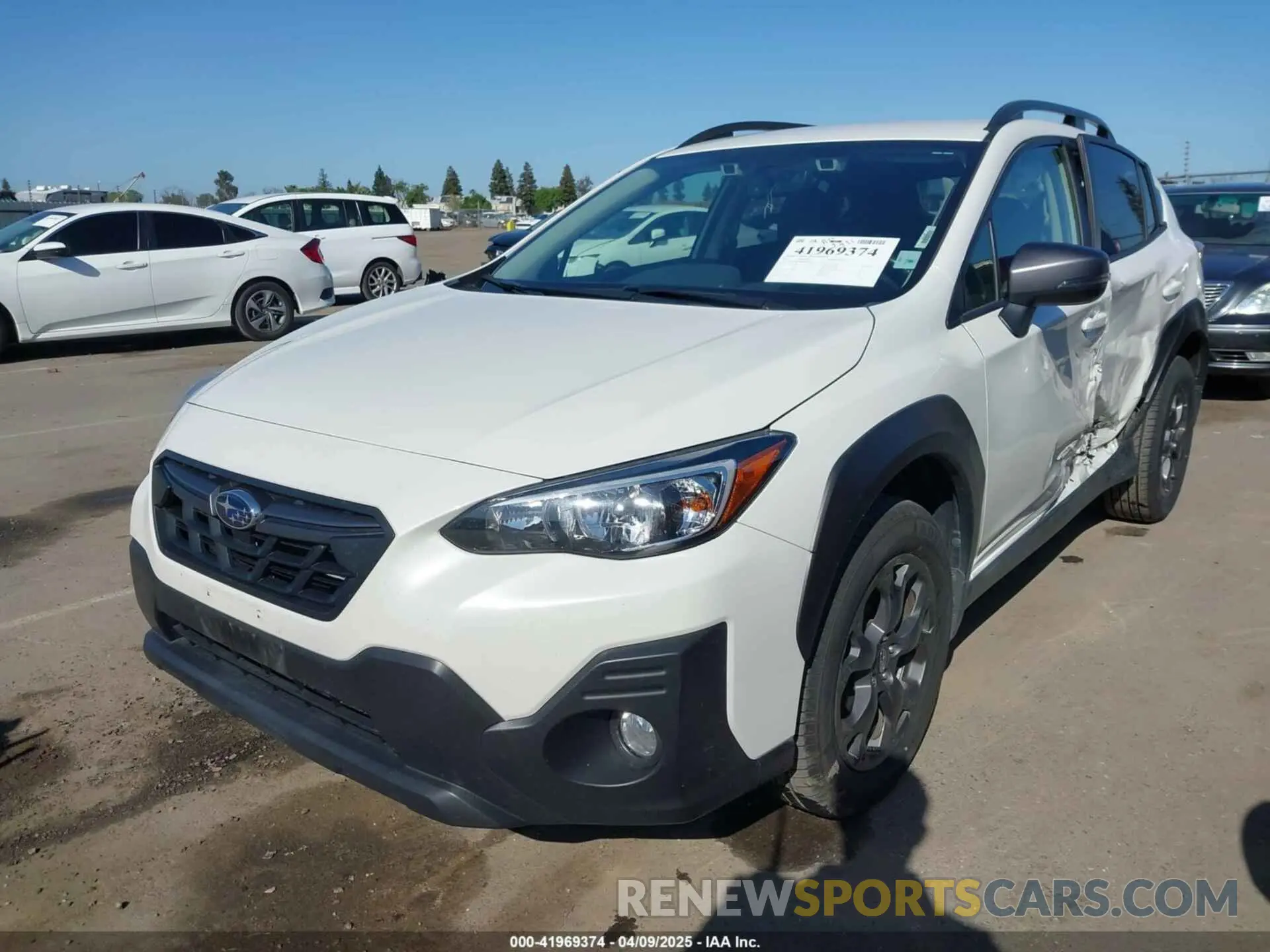 2 Photograph of a damaged car JF2GTHRC6MH387289 SUBARU CROSSTREK 2021
