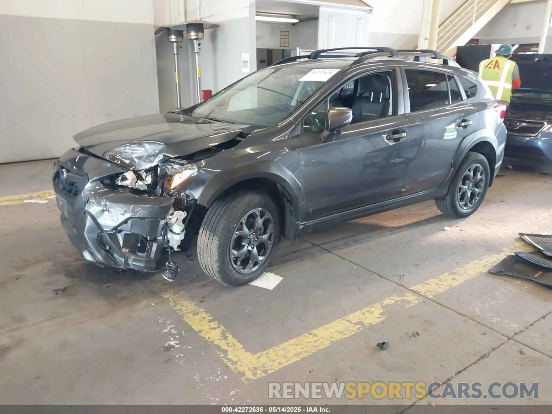 2 Photograph of a damaged car JF2GTHRC8MH387956 SUBARU CROSSTREK 2021