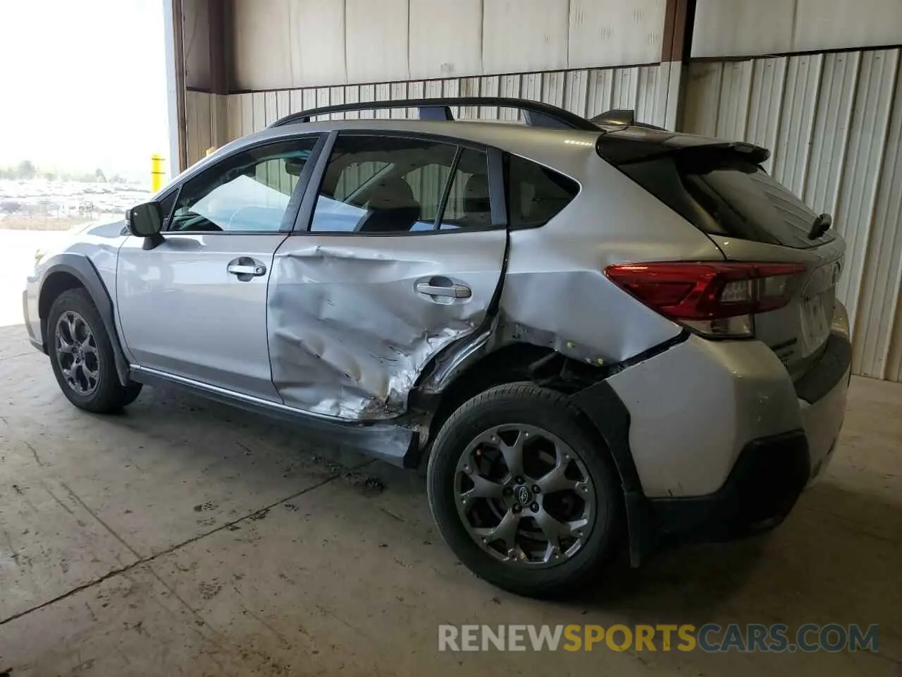 2 Photograph of a damaged car JF2GTHRC9MH343058 SUBARU CROSSTREK 2021