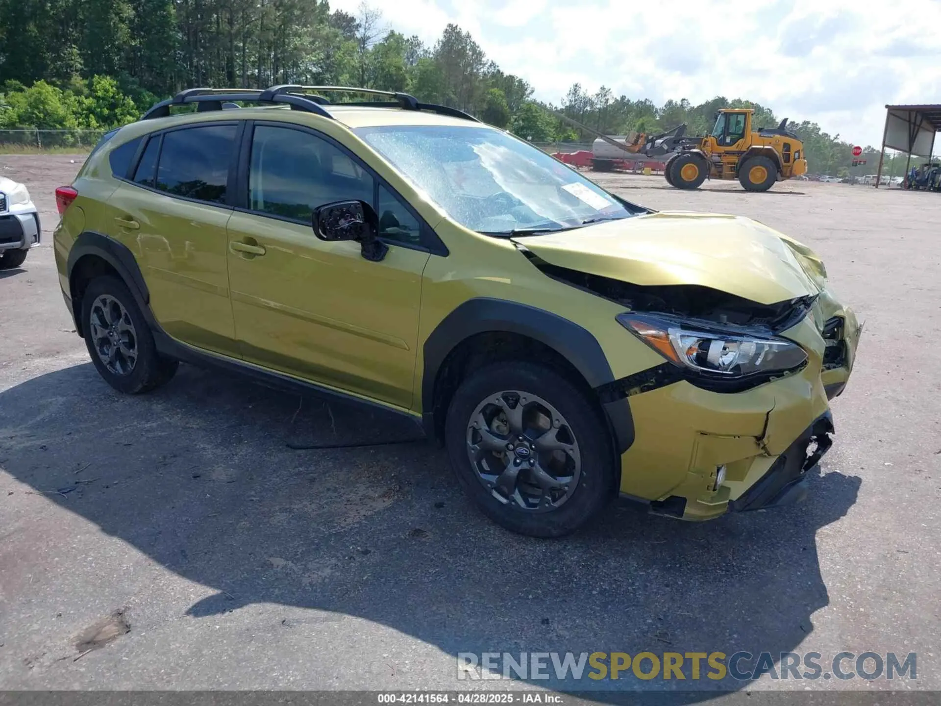 1 Photograph of a damaged car JF2GTHRC9MH658829 SUBARU CROSSTREK 2021