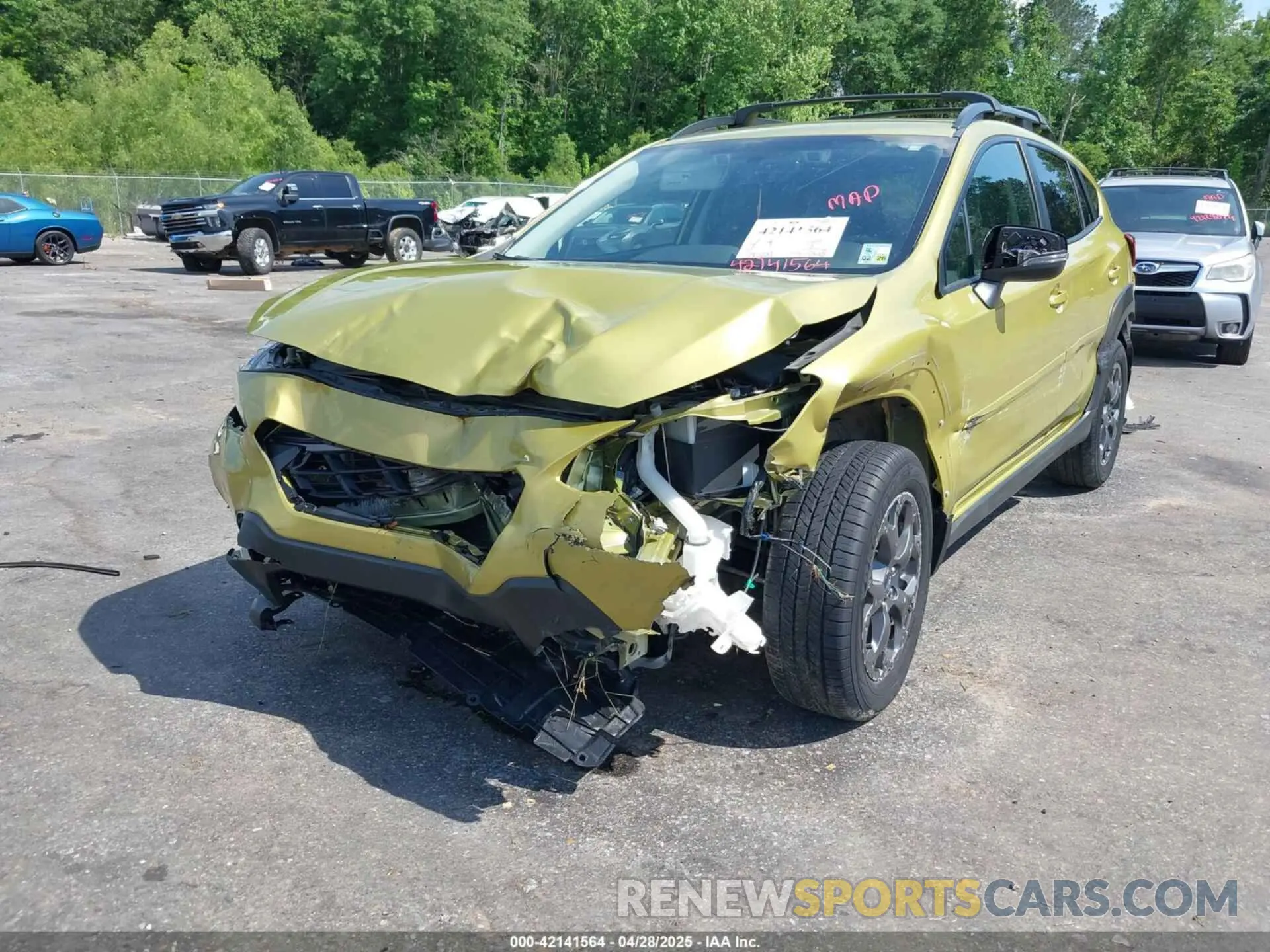 6 Photograph of a damaged car JF2GTHRC9MH658829 SUBARU CROSSTREK 2021