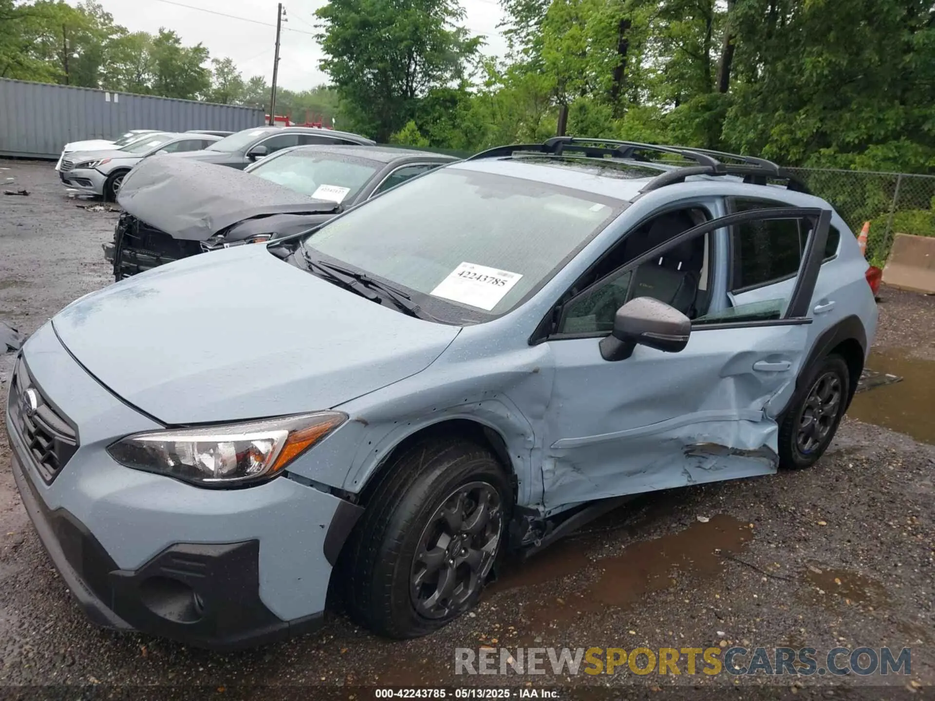 6 Photograph of a damaged car JF2GTHSC0MH389842 SUBARU CROSSTREK 2021